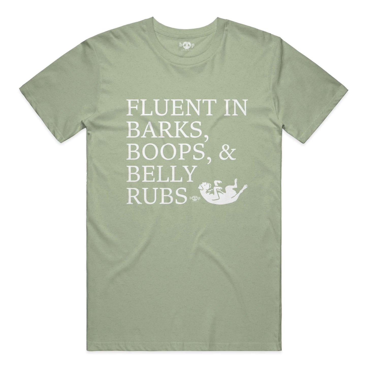 Funny dog owner t-shirt with sarcastic humor -Trilingual - Heather T