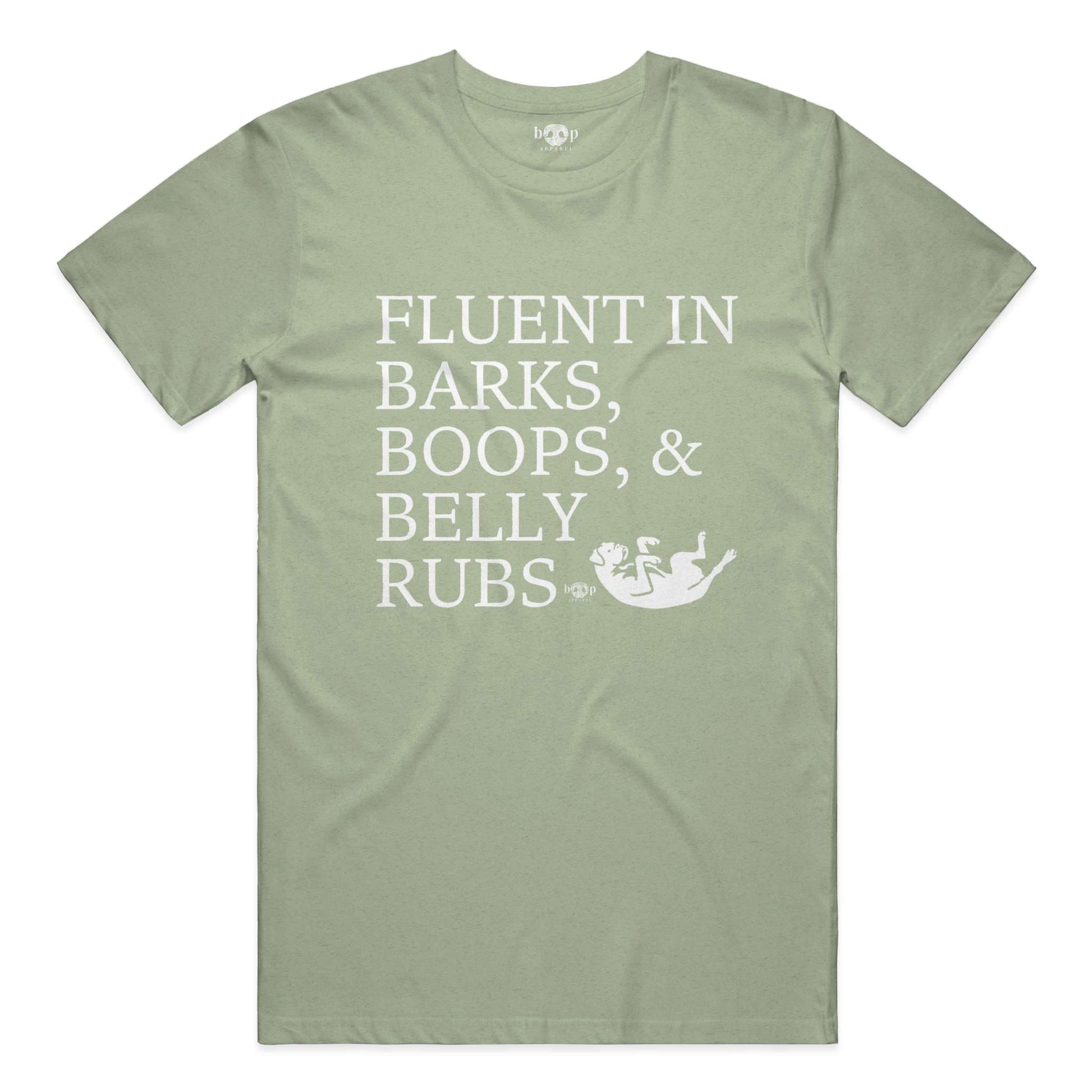 Funny dog owner t-shirt with sarcastic humor -Trilingual - Heather T