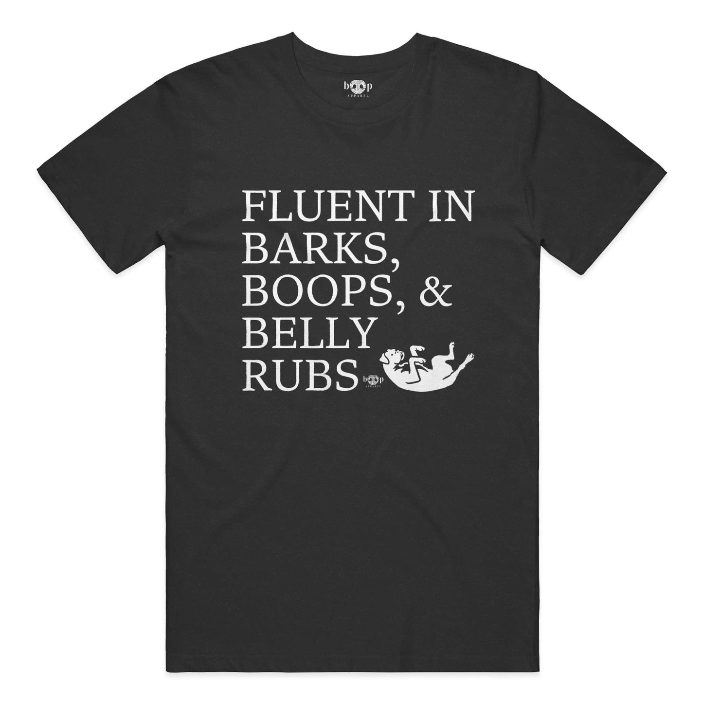 Funny dog owner t-shirt with sarcastic humor -Trilingual - Heather T