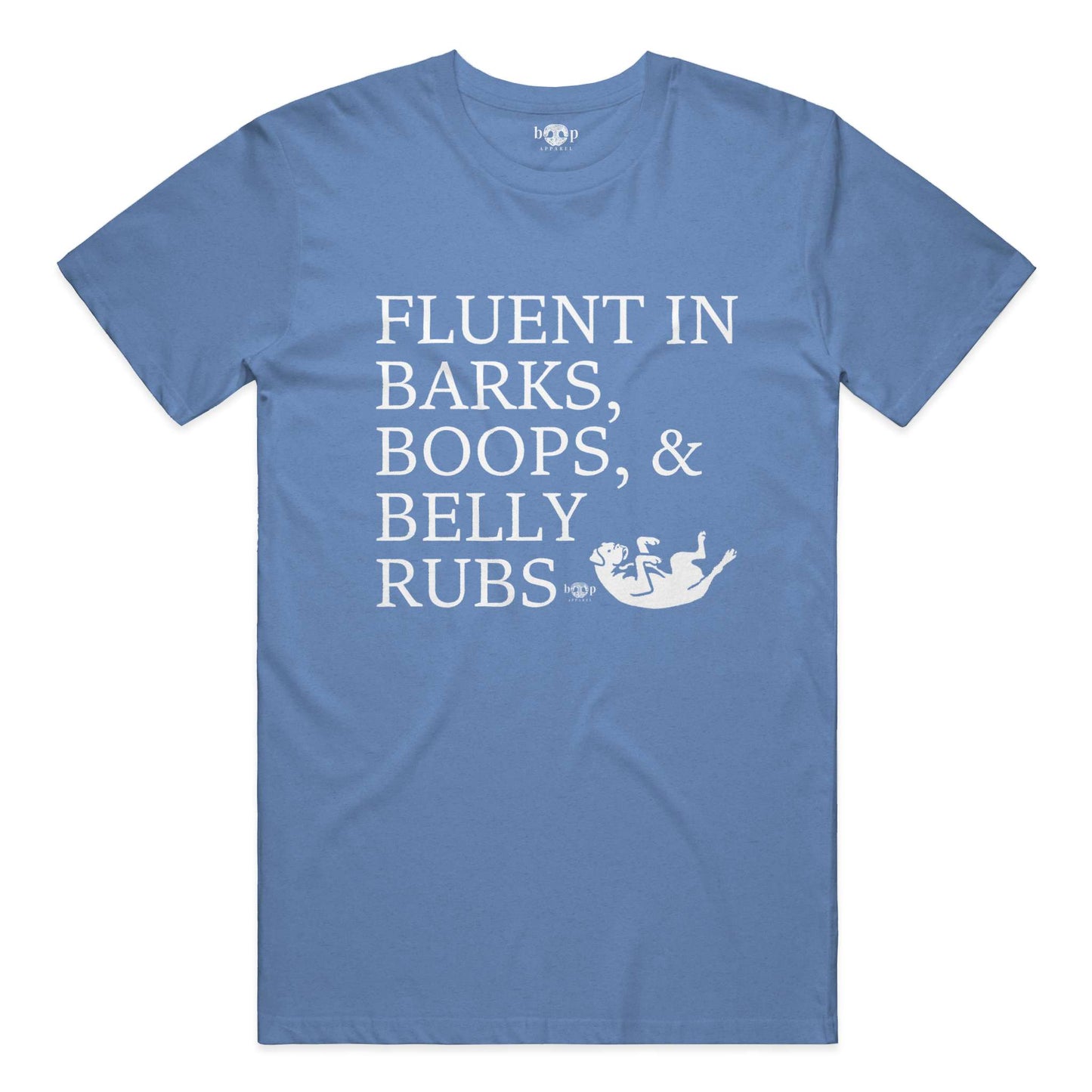 Funny dog owner t-shirt with sarcastic humor -Trilingual - Heather T