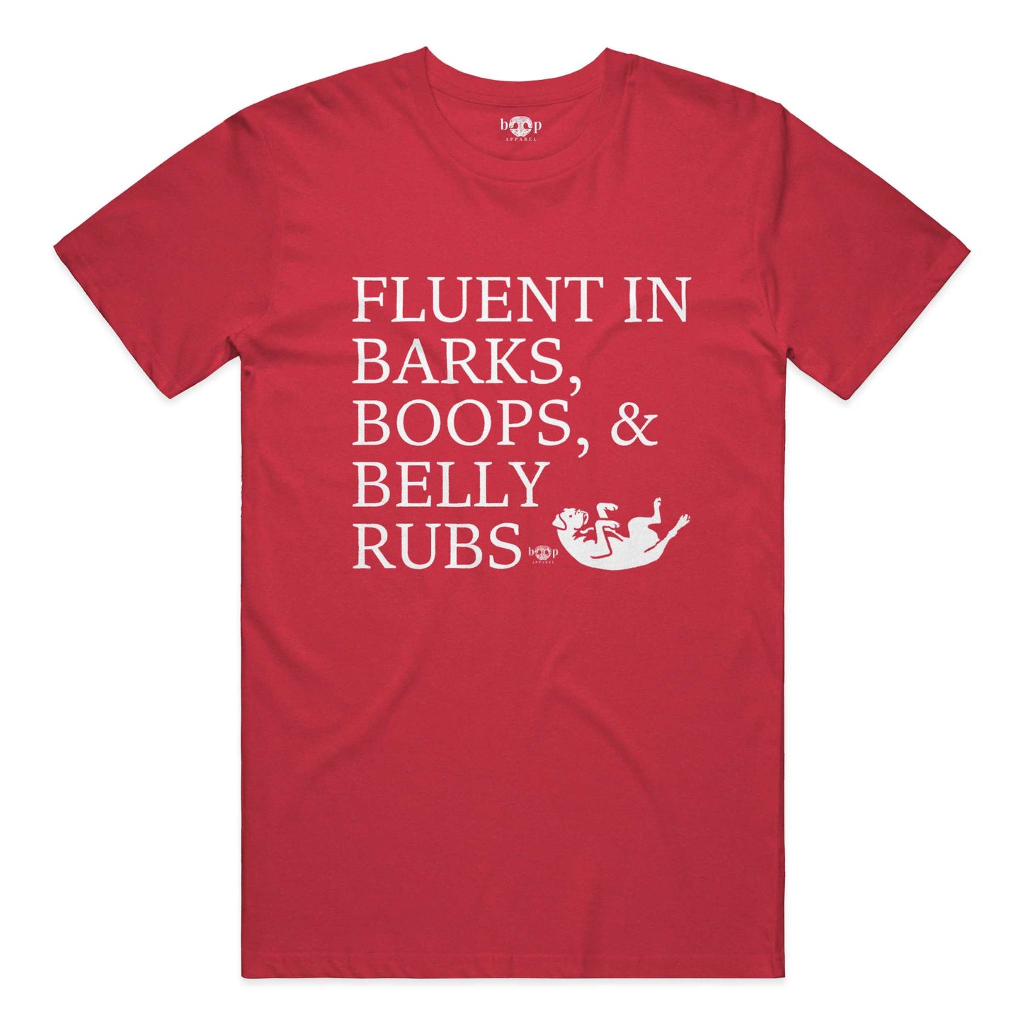 Funny dog owner t-shirt with sarcastic humor -Trilingual - Heather T