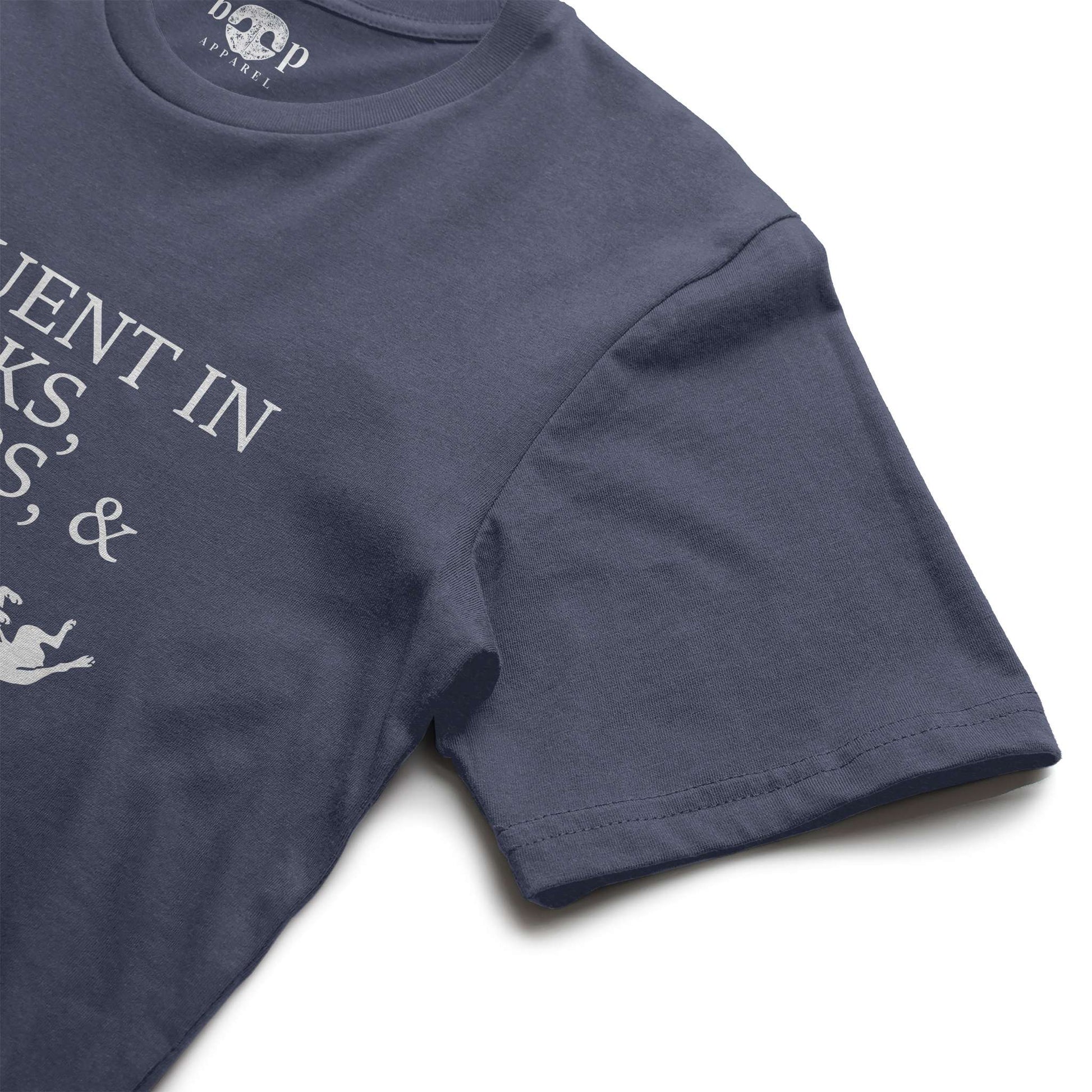 Funny dog owner t-shirt with sarcastic humor -Trilingual - Heather T