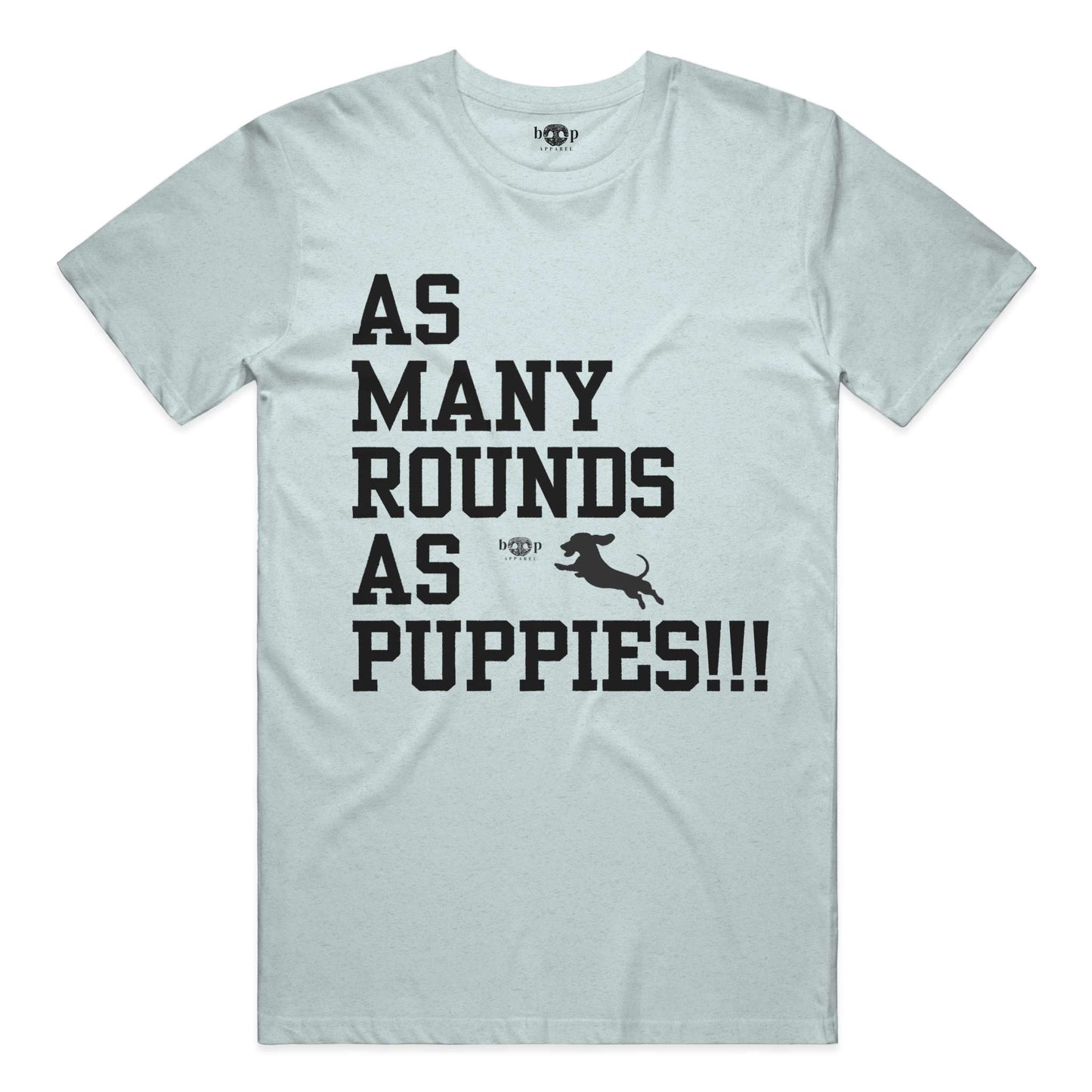 Funny dog owner t-shirt with sarcastic humor -AMRAPuppies - Triblend T
