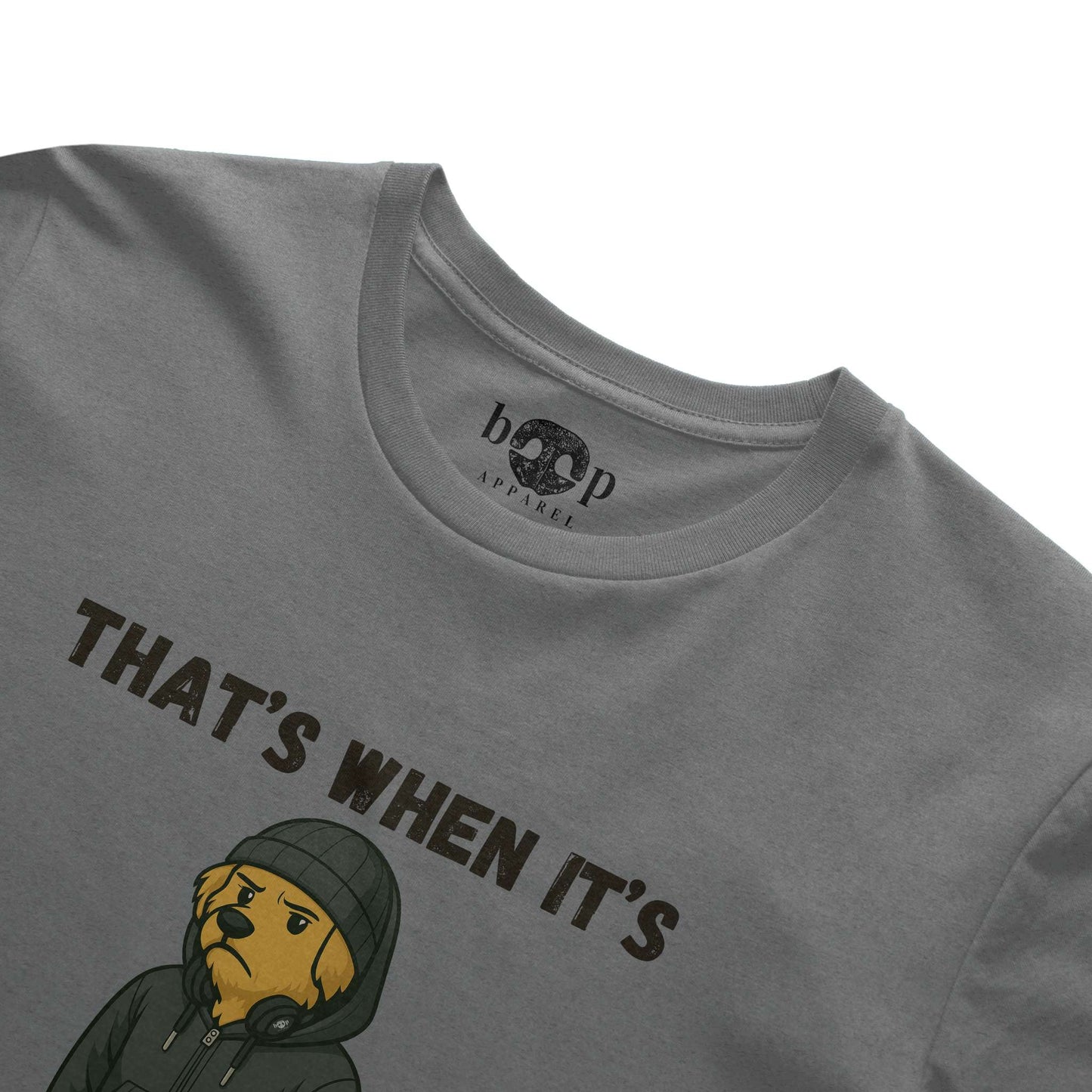 Funny dog owner t-shirt with sarcastic humor -Back to the Lab Again - Triblend T