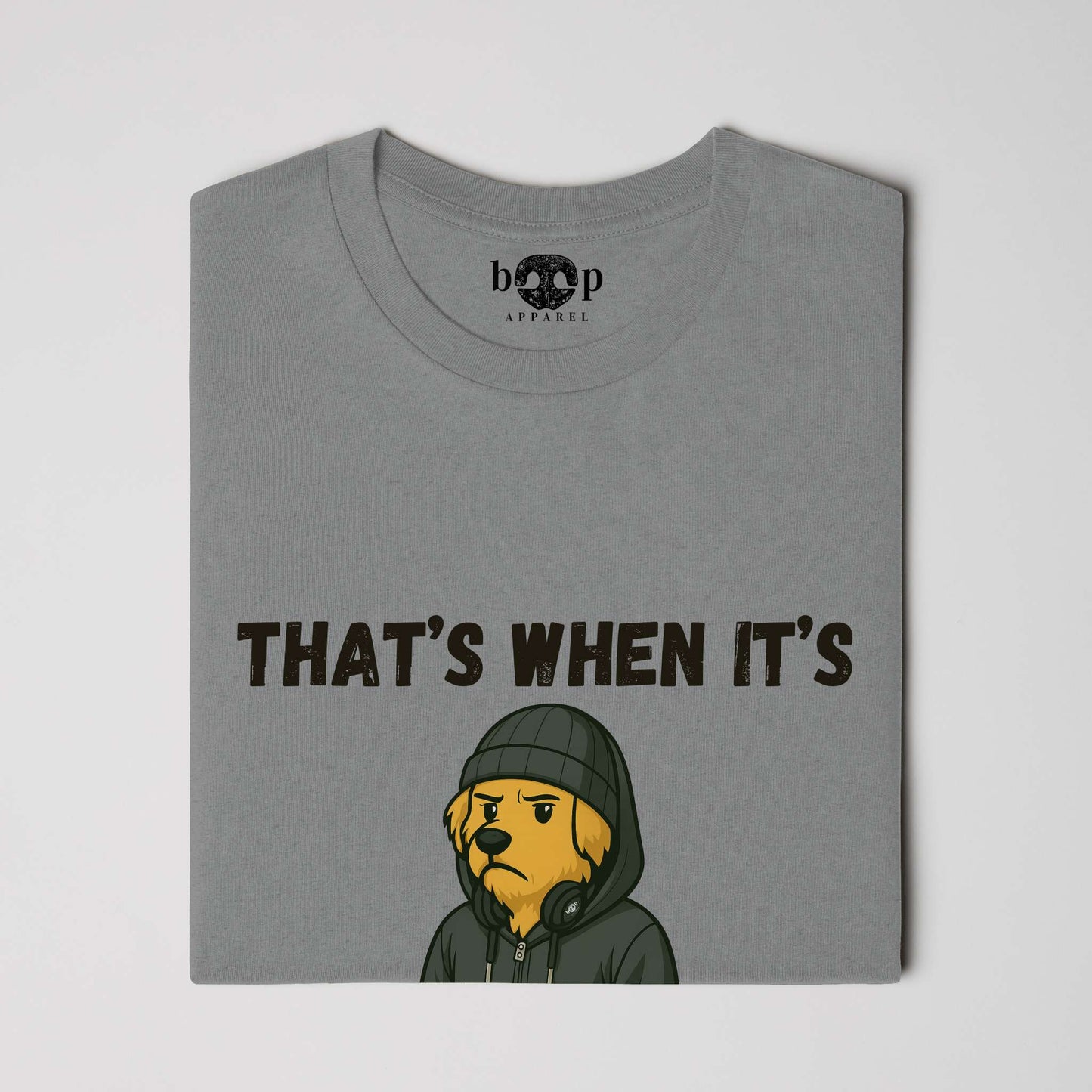 Funny dog owner t-shirt with sarcastic humor -Back to the Lab Again - Triblend T