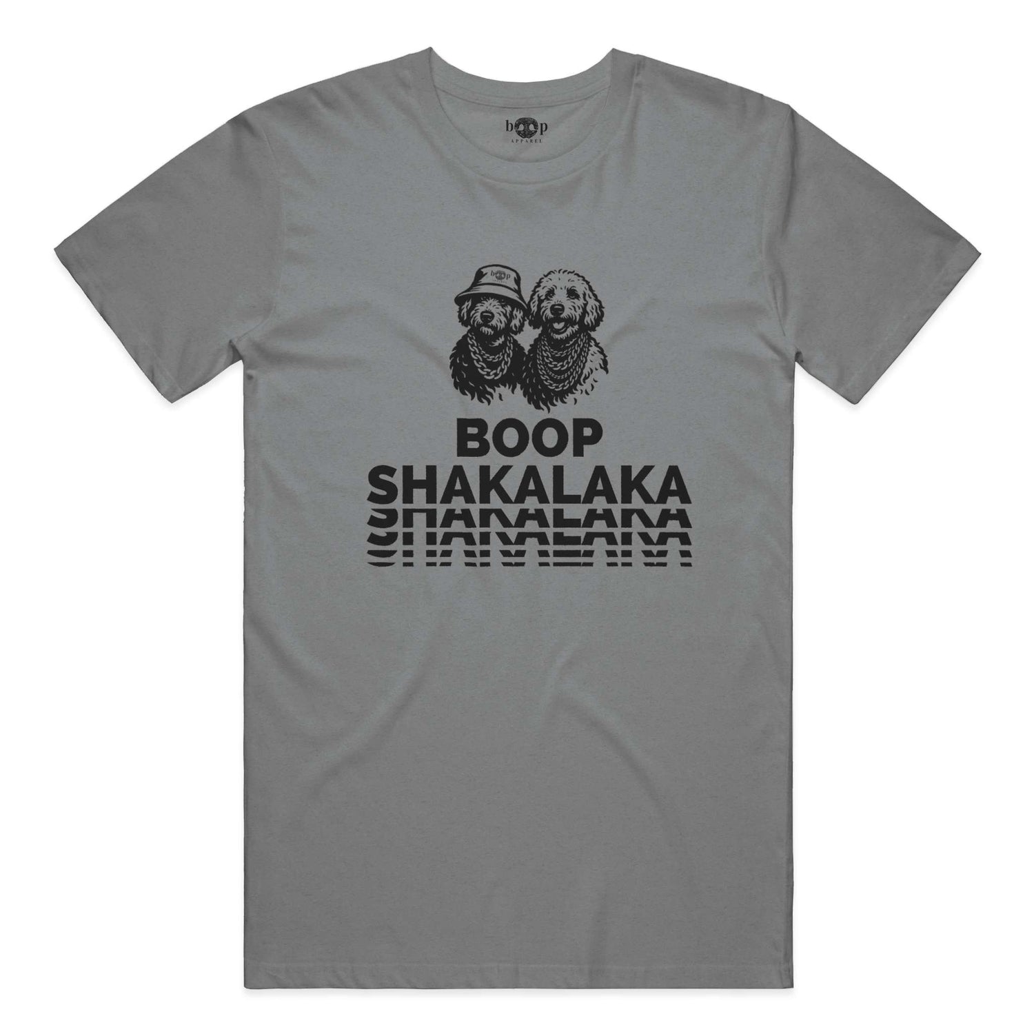 Funny dog owner t-shirt with sarcastic humor -Boop Shakalaka - Triblend T