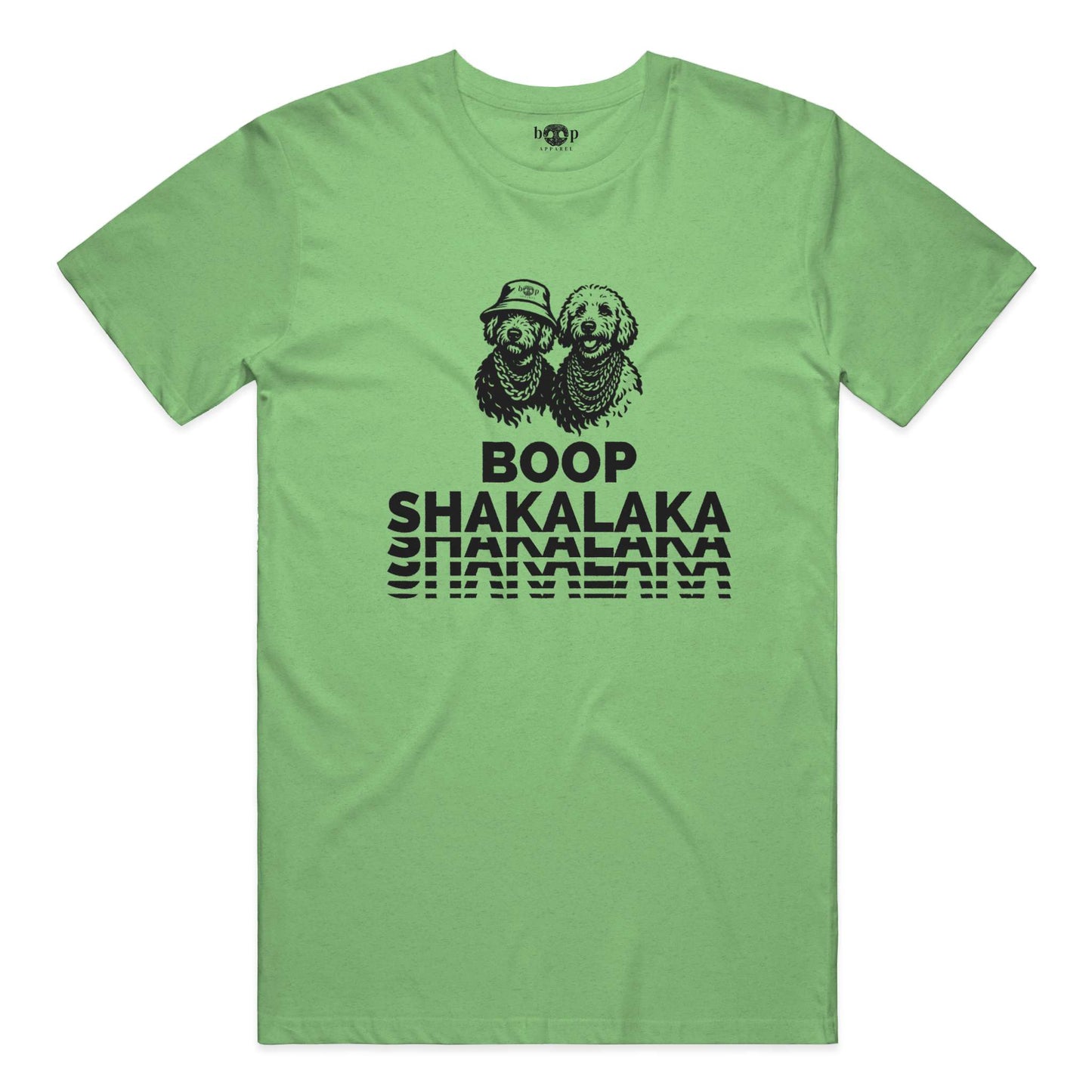Funny dog owner t-shirt with sarcastic humor -Boop Shakalaka - Triblend T