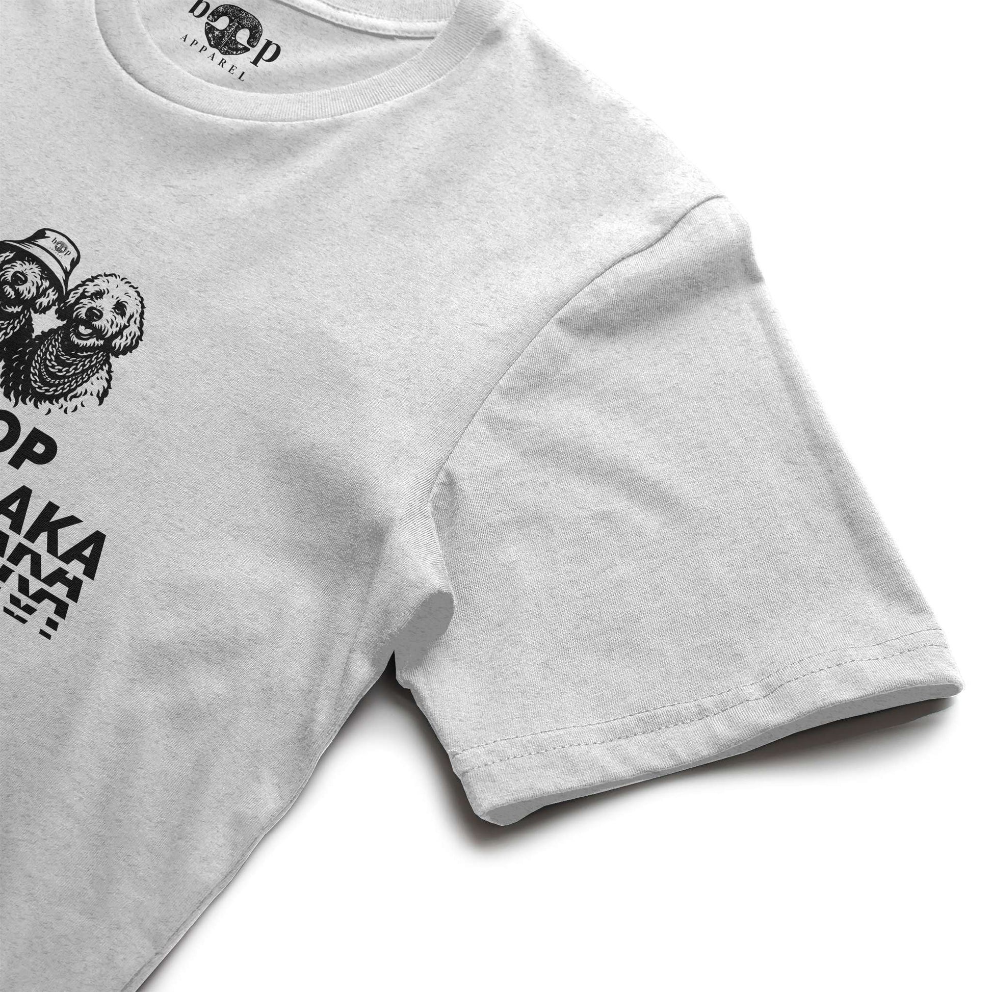 Funny dog owner t-shirt with sarcastic humor -Boop Shakalaka - Triblend T