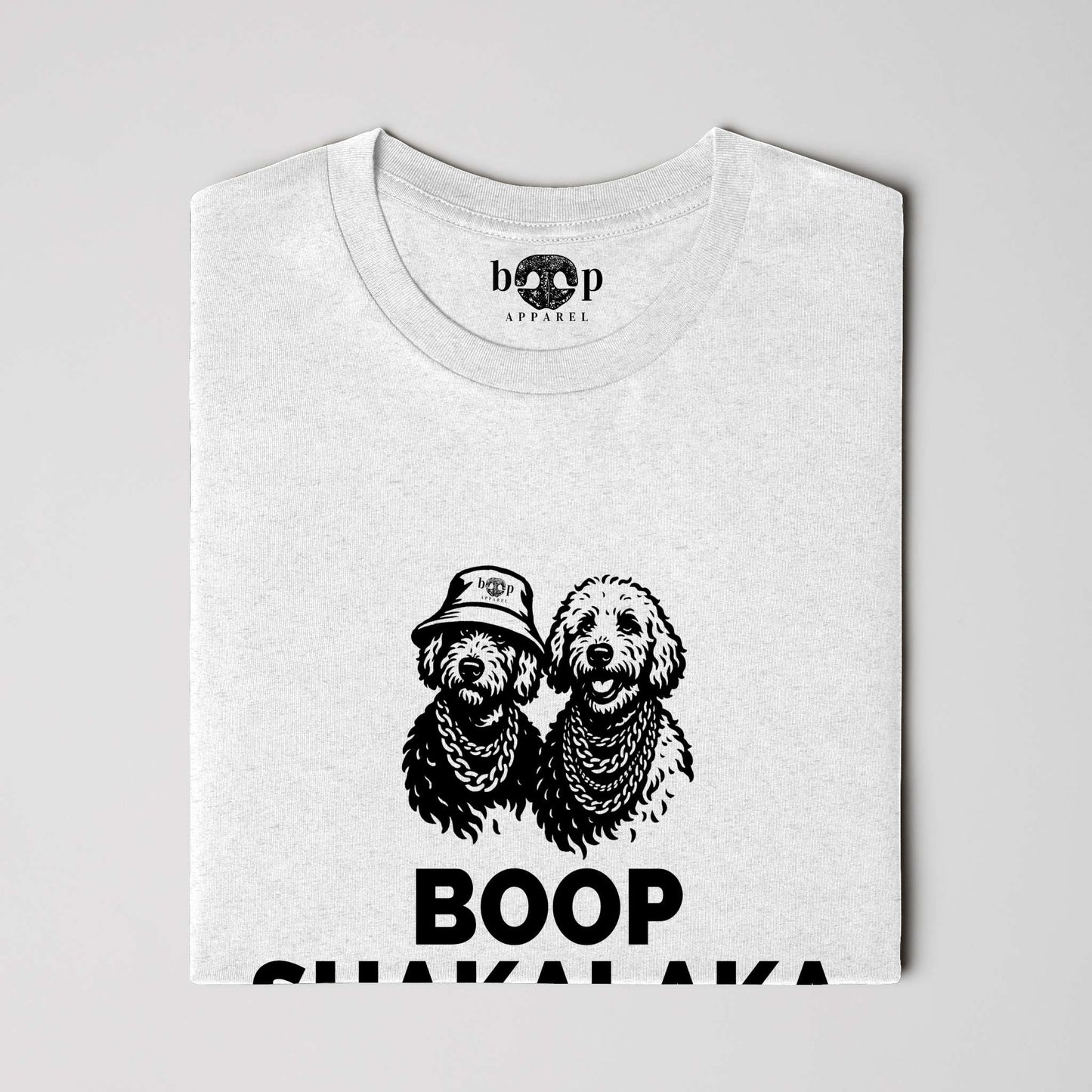 Funny dog owner t-shirt with sarcastic humor -Boop Shakalaka - Triblend T