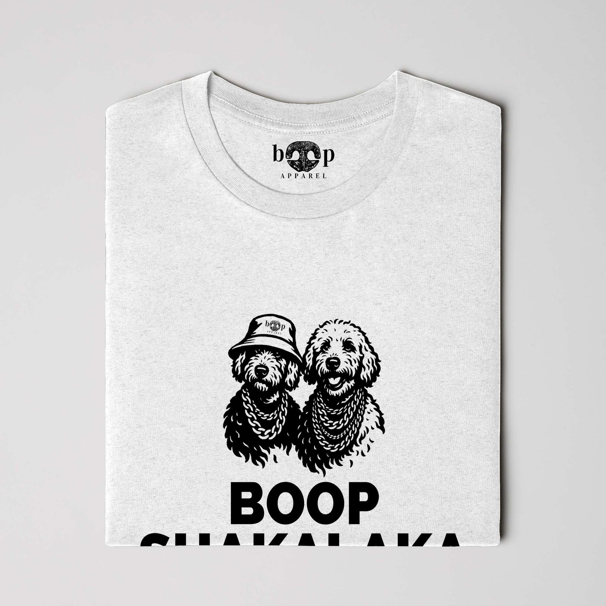 Funny dog owner t-shirt with sarcastic humor -Boop Shakalaka - Triblend T