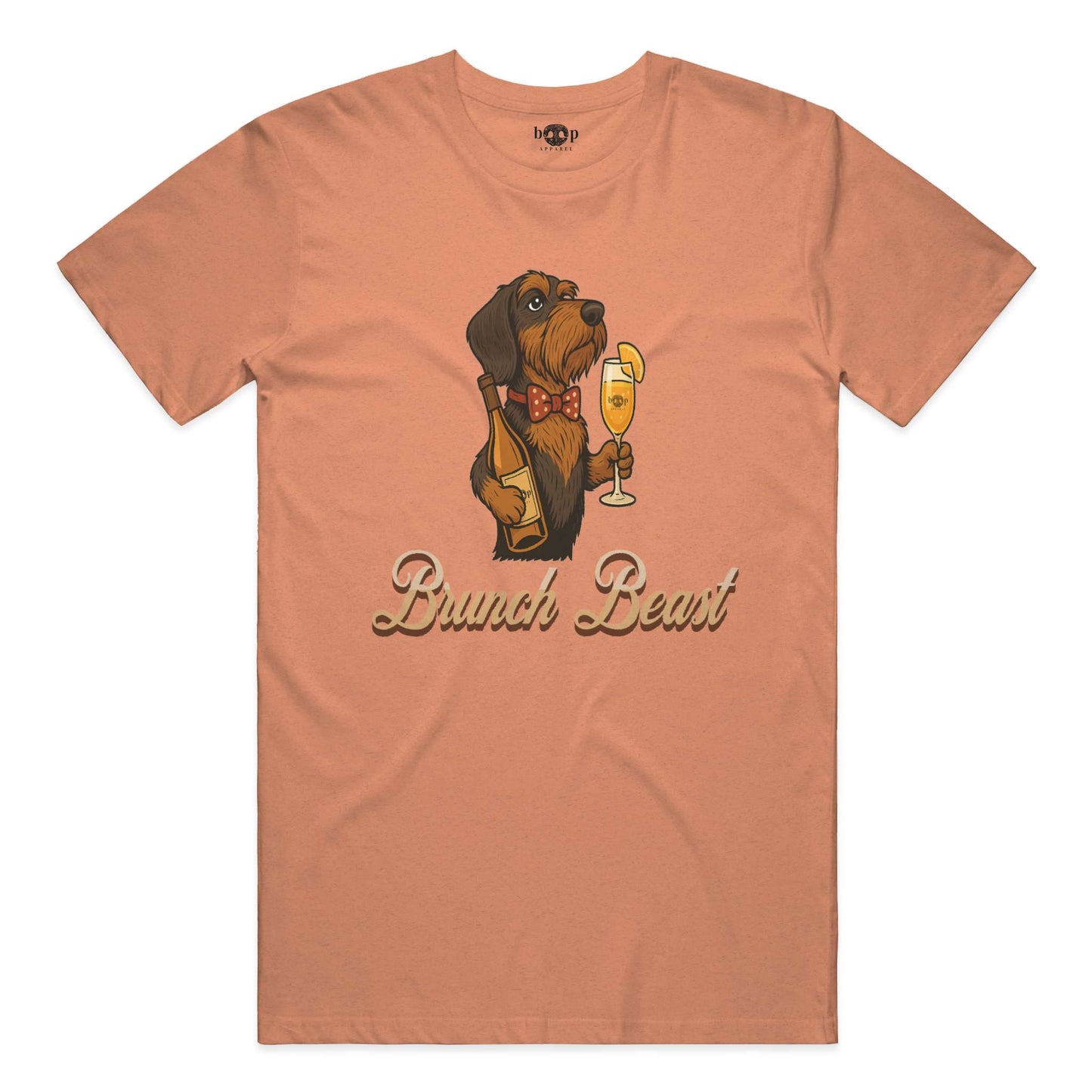 Funny dog owner t-shirt with sarcastic humor -Brunch Beast - Triblend T