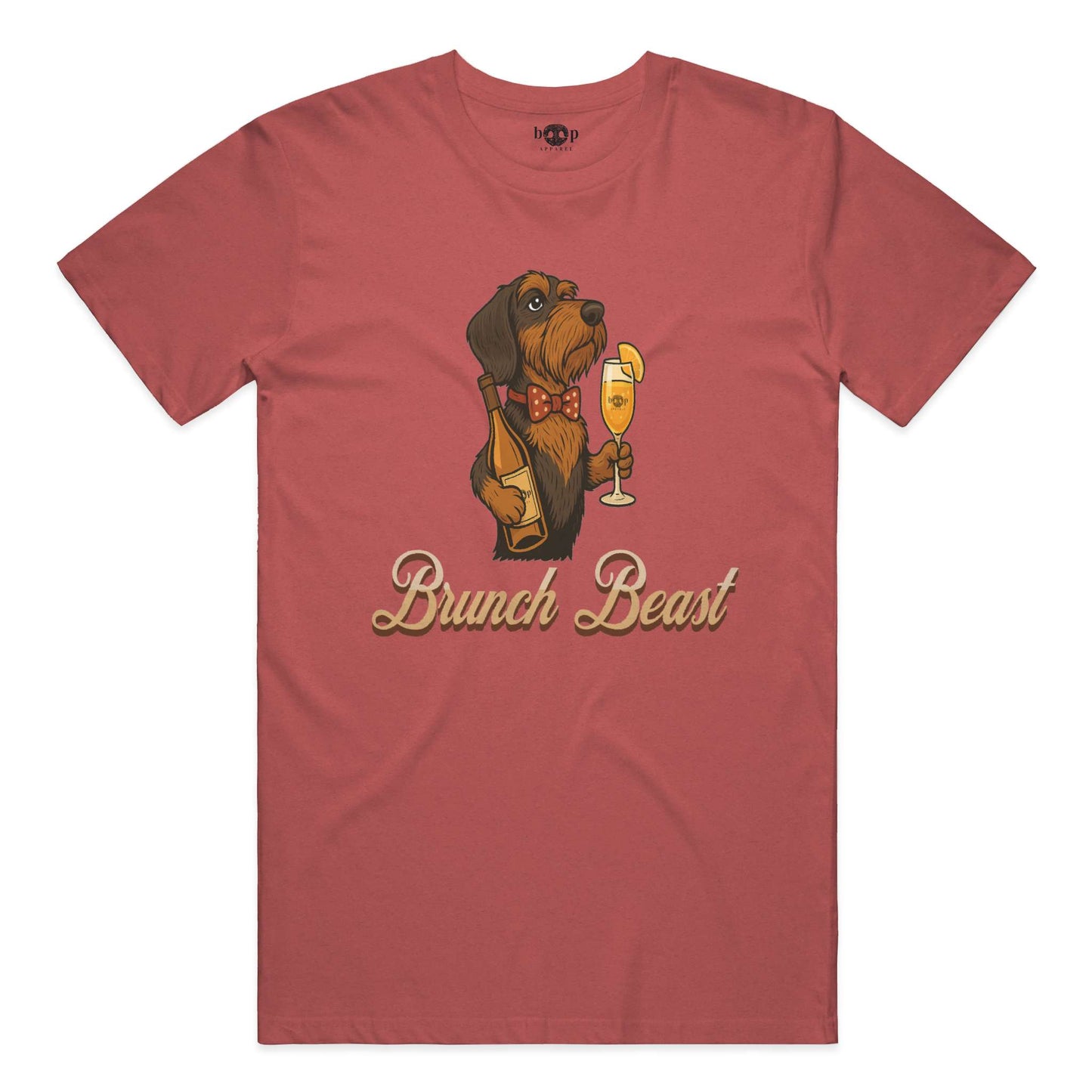 Funny dog owner t-shirt with sarcastic humor -Brunch Beast - Triblend T