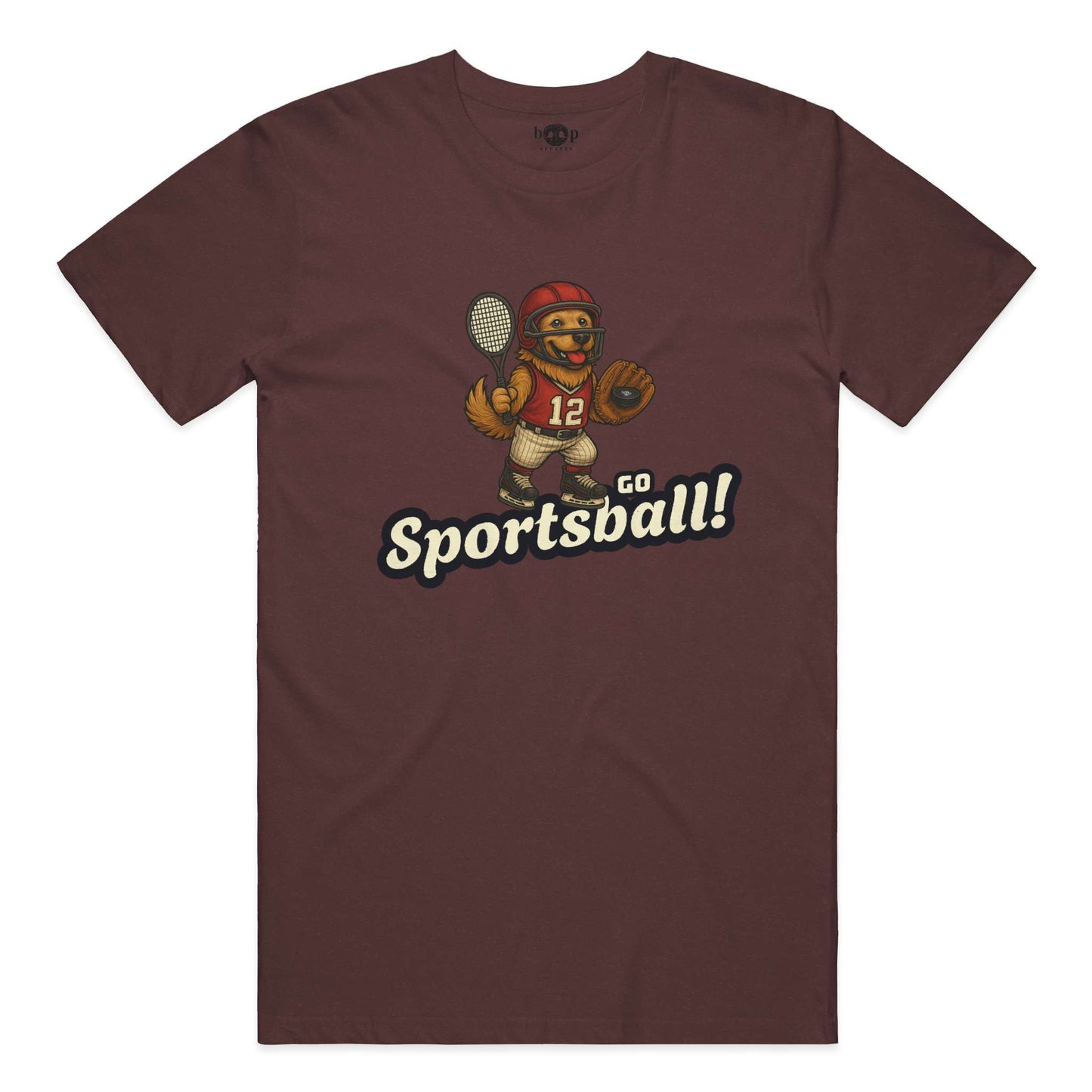 Funny dog owner t-shirt with sarcastic humor -Go Sportsball - Triblend T