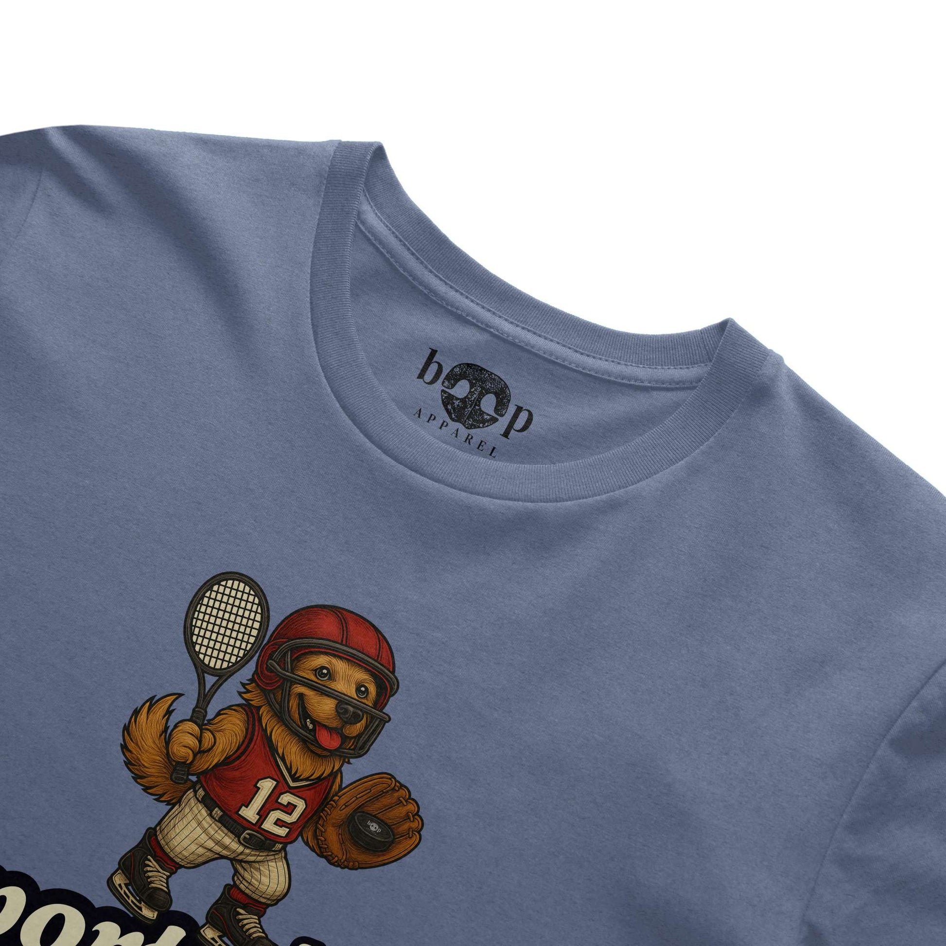 Funny dog owner t-shirt with sarcastic humor -Go Sportsball - Triblend T