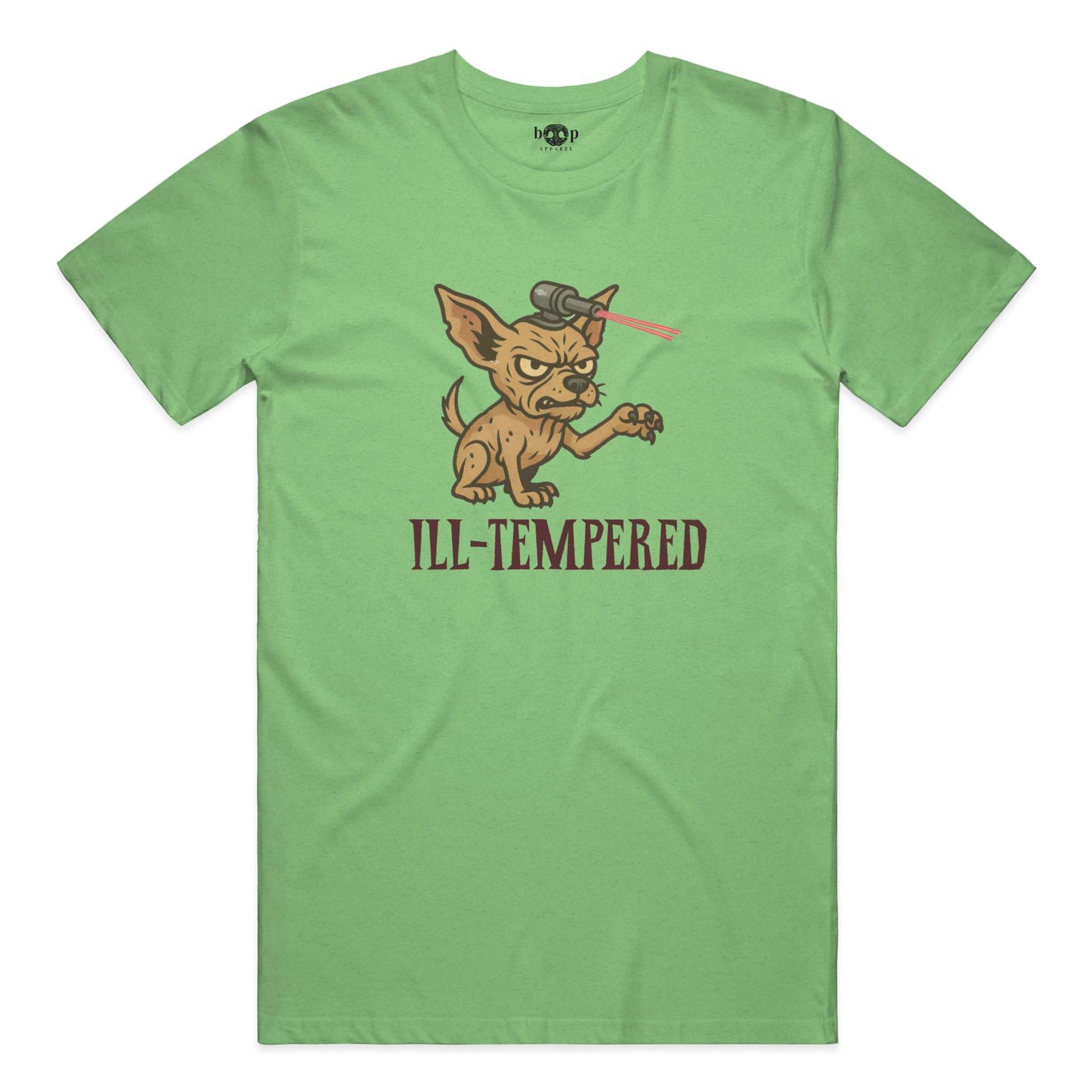 Funny dog owner t-shirt with sarcastic humor -Ill-Tempered - Triblend T