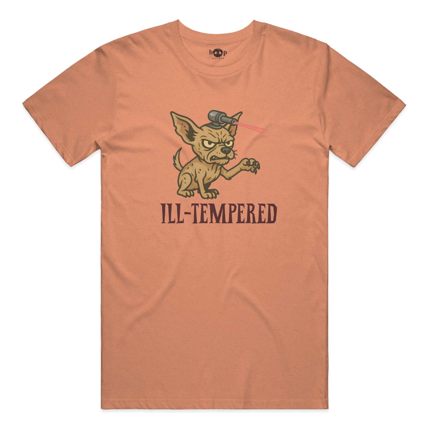 Funny dog owner t-shirt with sarcastic humor -Ill-Tempered - Triblend T