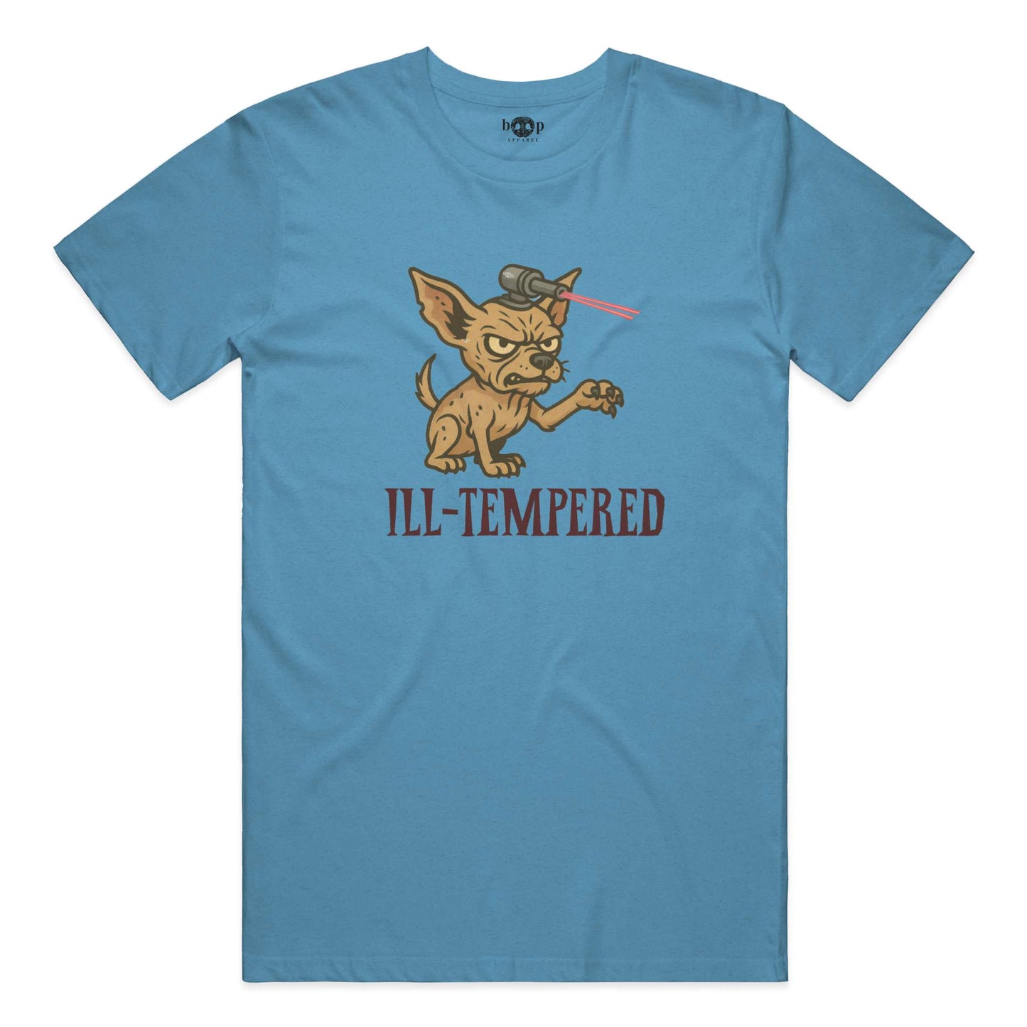 Funny dog owner t-shirt with sarcastic humor -Ill-Tempered - Triblend T