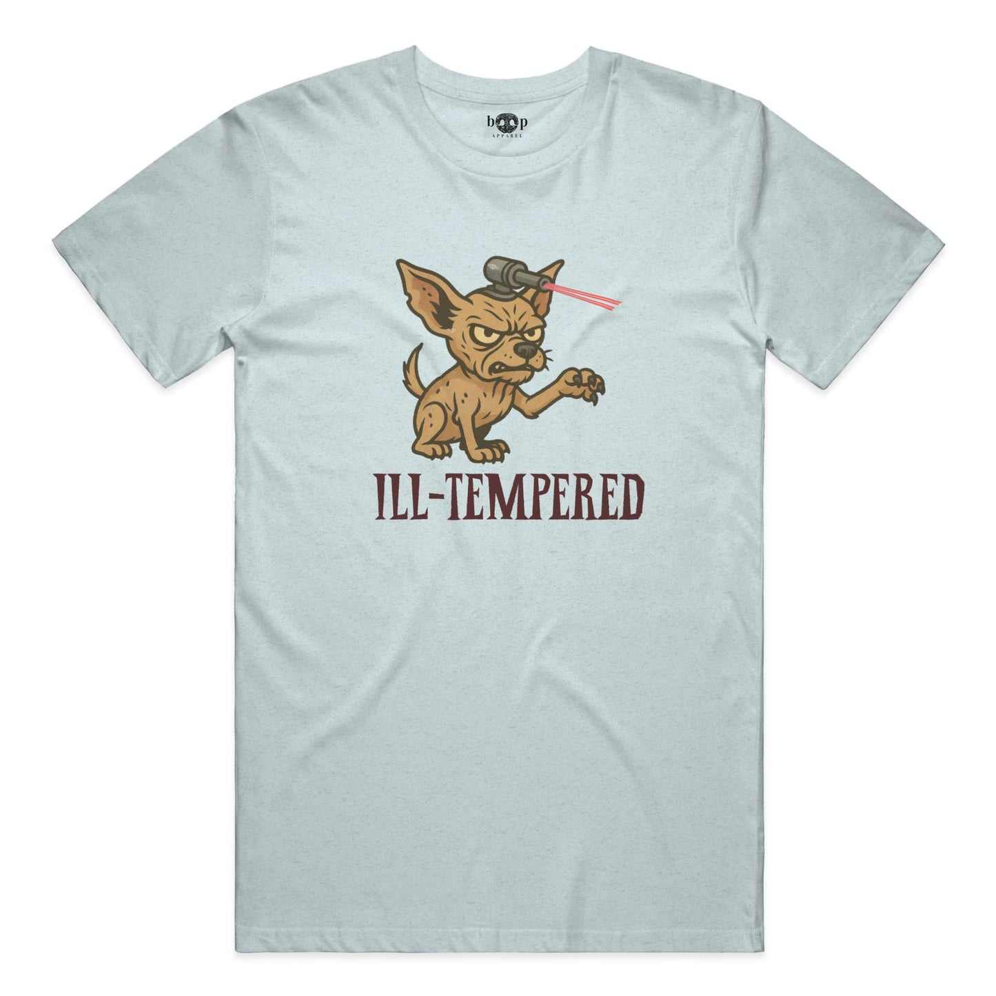 Funny dog owner t-shirt with sarcastic humor -Ill-Tempered - Triblend T