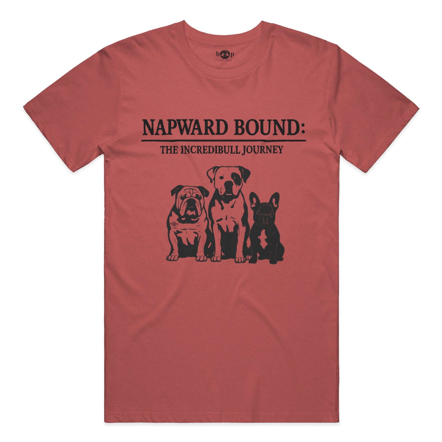 Funny dog owner t-shirt with sarcastic humor -Napward Bound - Triblend T