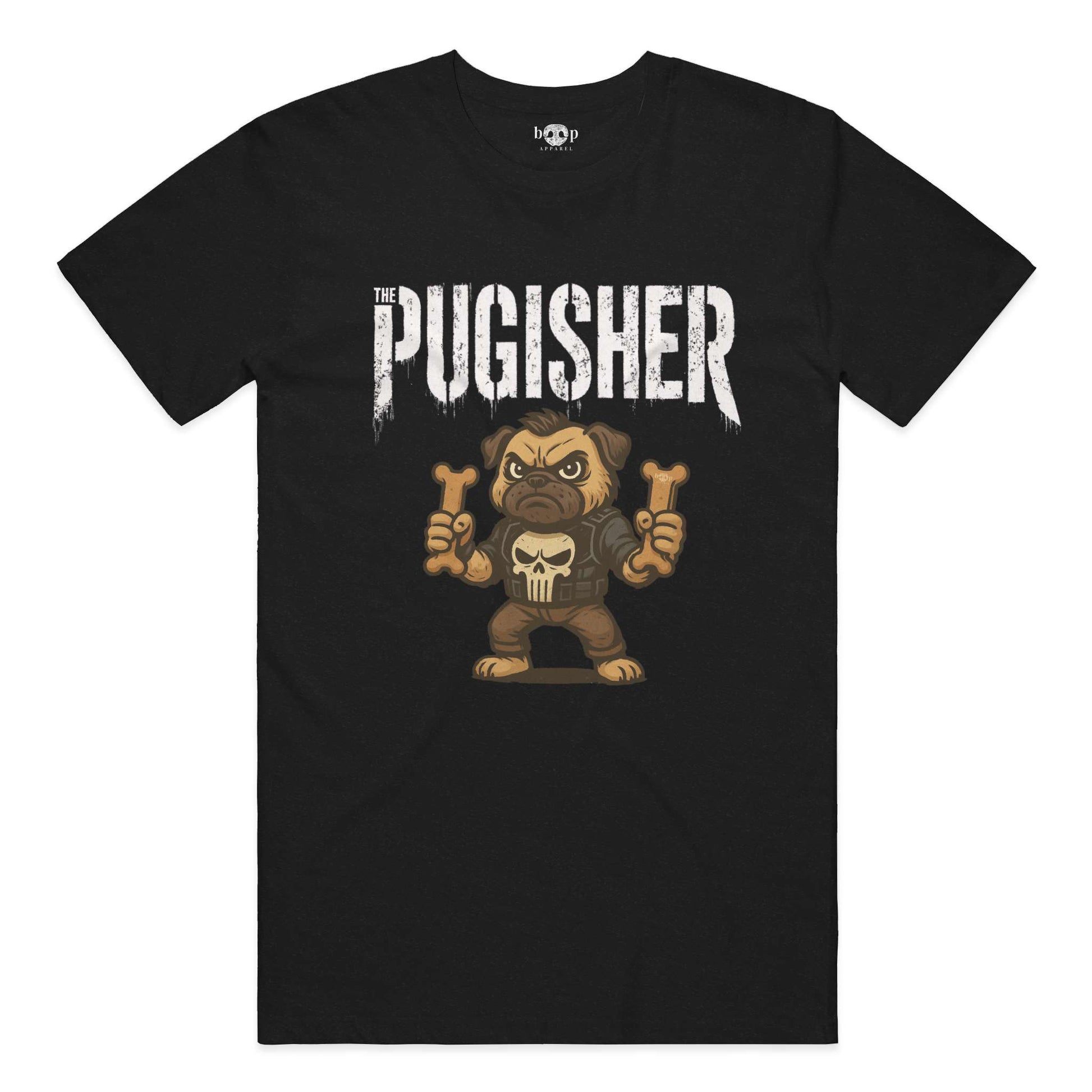 Funny dog owner t-shirt with sarcastic humor -Pugisher - Triblend T