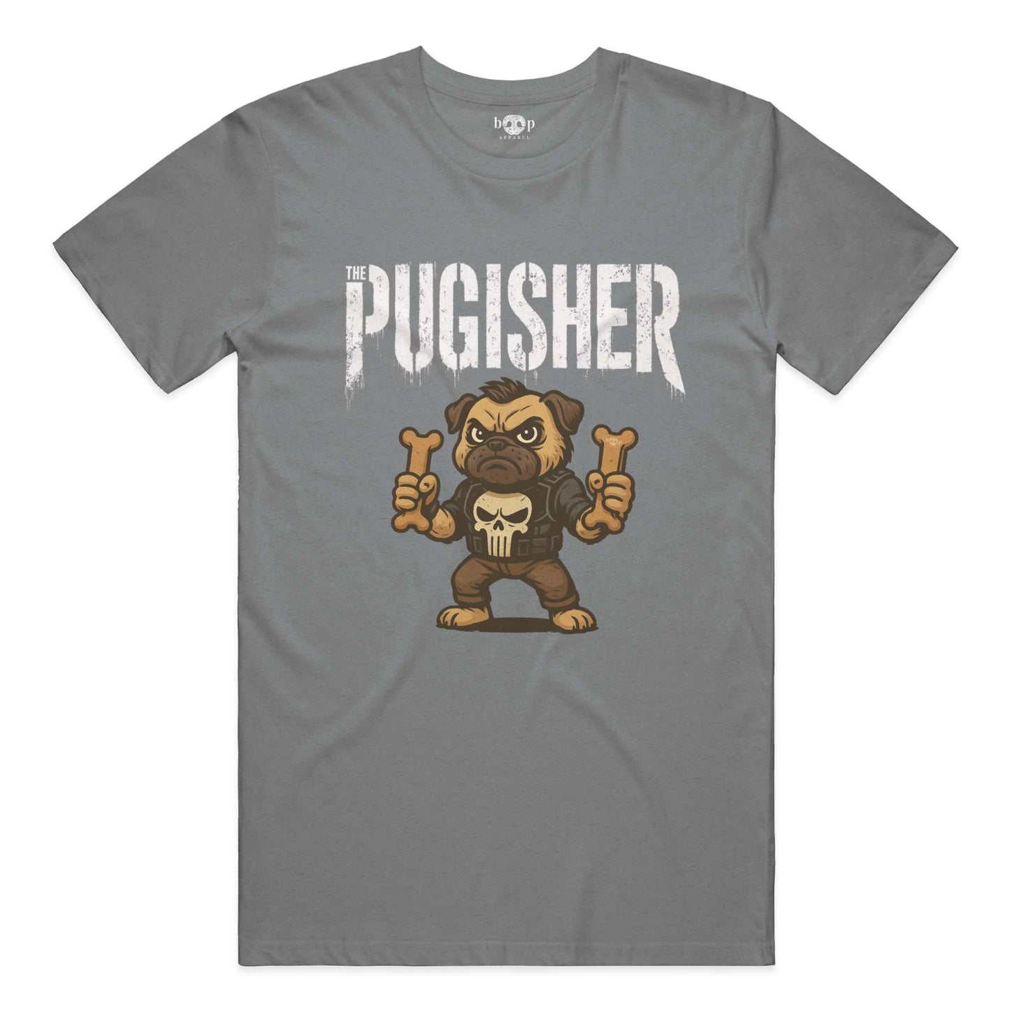 Funny dog owner t-shirt with sarcastic humor -Pugisher - Triblend T
