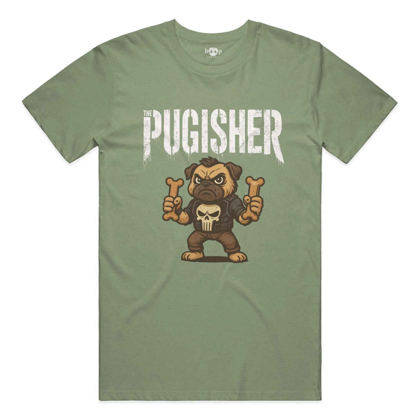 Funny dog owner t-shirt with sarcastic humor -Pugisher - Triblend T