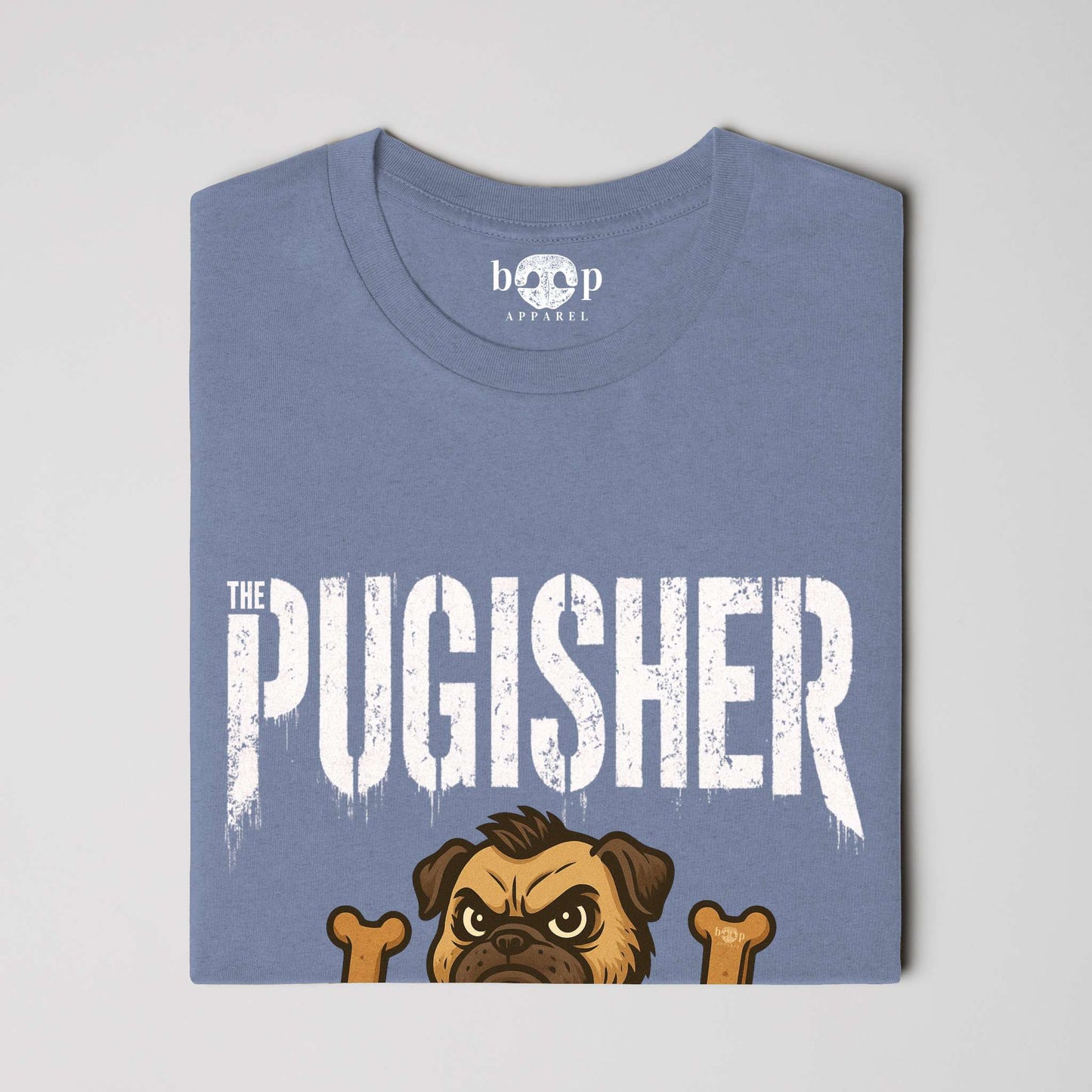 Funny dog owner t-shirt with sarcastic humor -Pugisher - Triblend T