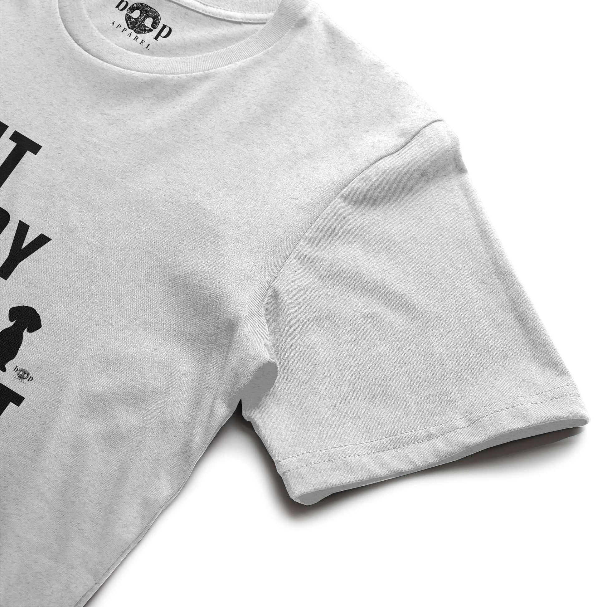 Funny dog owner t-shirt with sarcastic humor -Sit, Stay, Lift, Repeat - Triblend T