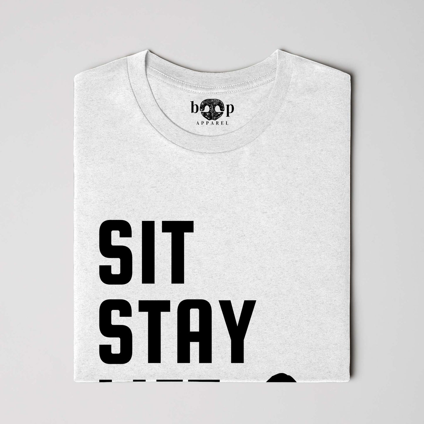 Funny dog owner t-shirt with sarcastic humor -Sit, Stay, Lift, Repeat - Triblend T