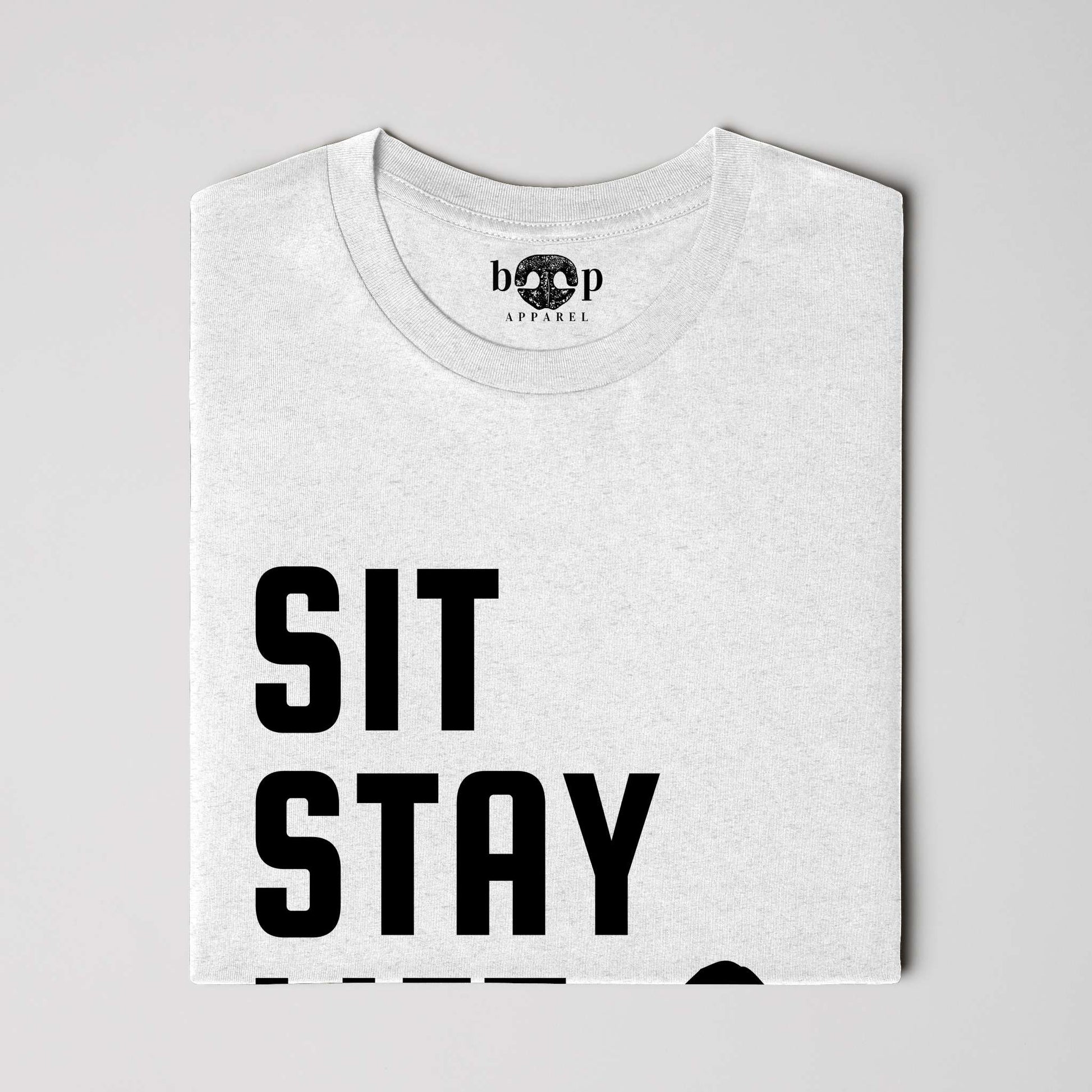 Funny dog owner t-shirt with sarcastic humor -Sit, Stay, Lift, Repeat - Triblend T