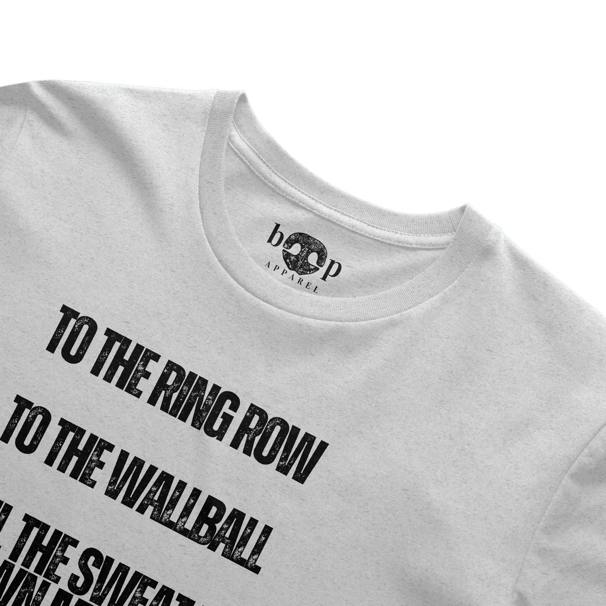 Funny dog owner t-shirt with sarcastic humor -Sweat Drips Down My Paws - Triblend T