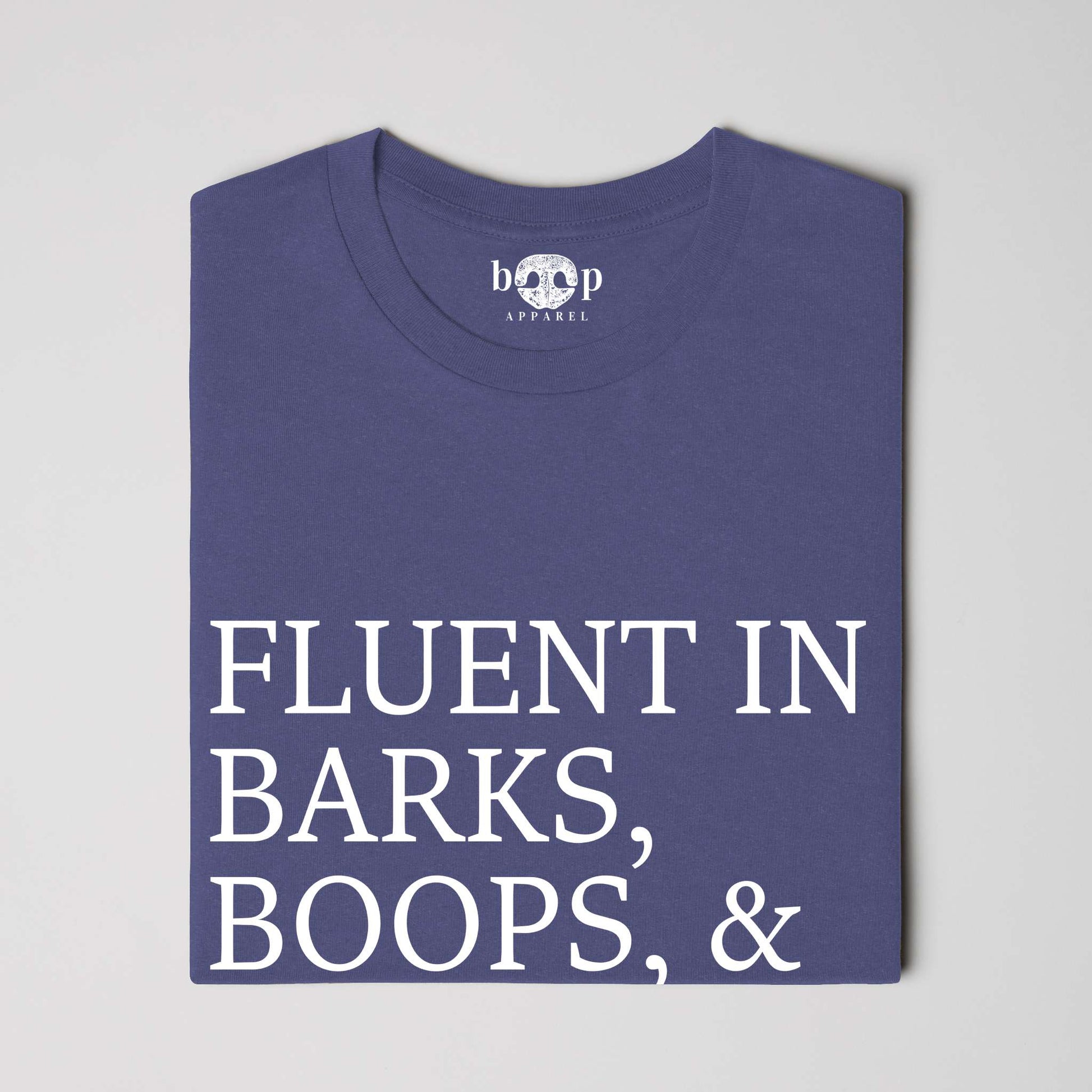 Funny dog owner t-shirt with sarcastic humor -Trilingual - Triblend T