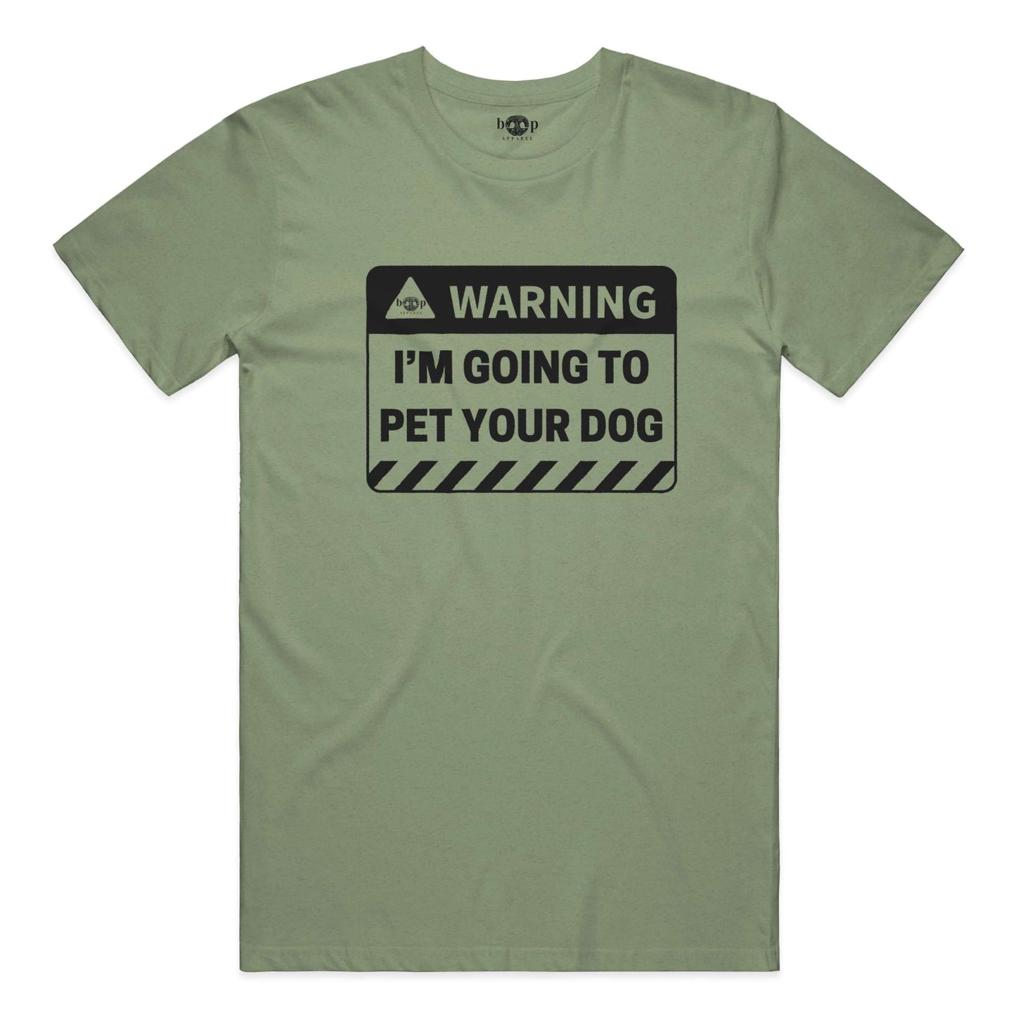 Funny dog owner t-shirt with sarcastic humor -Warning: I'm Going to Pet Your Dog - Triblend T
