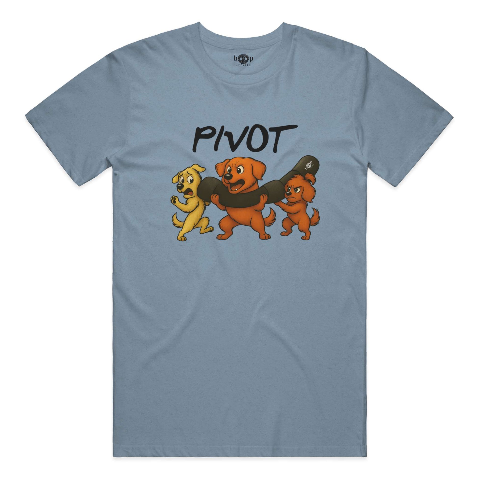 Funny dog owner t-shirt with sarcastic humor -Pivot - Triblend T