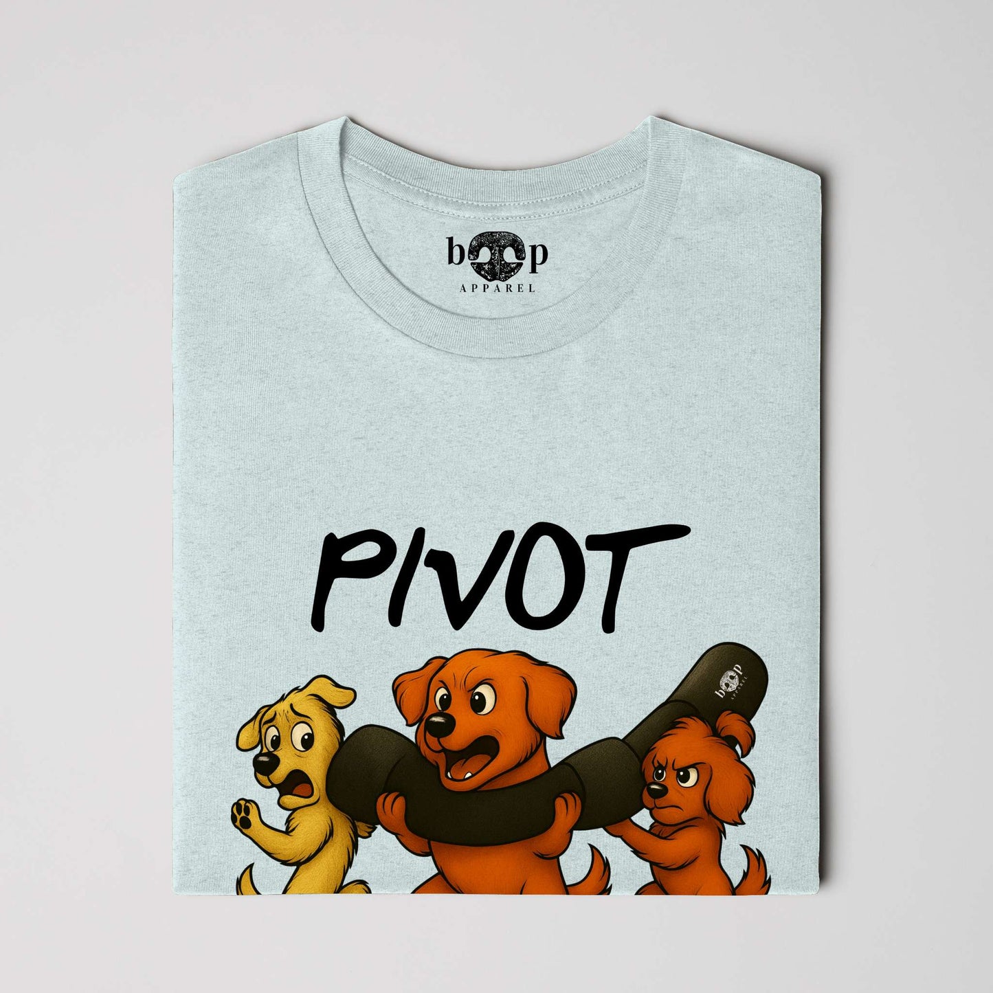 Funny dog owner t-shirt with sarcastic humor -Pivot - Triblend T