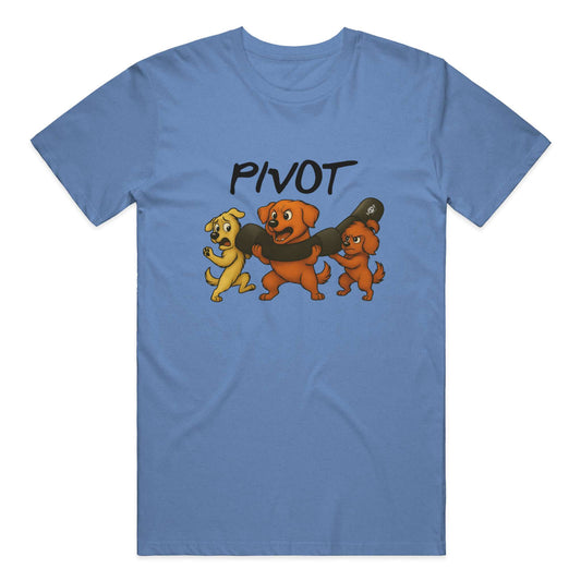Funny dog owner t-shirt with sarcastic humor -Pivot - Heather T