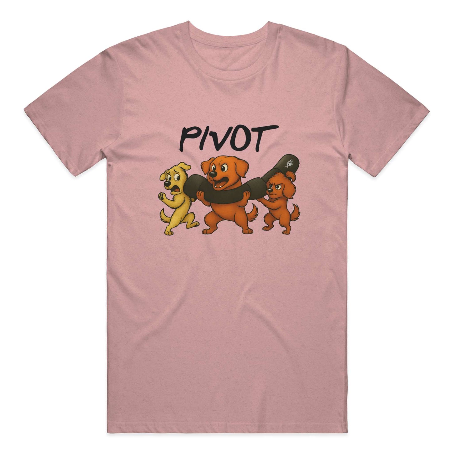 Funny dog owner t-shirt with sarcastic humor -Pivot - Heather T