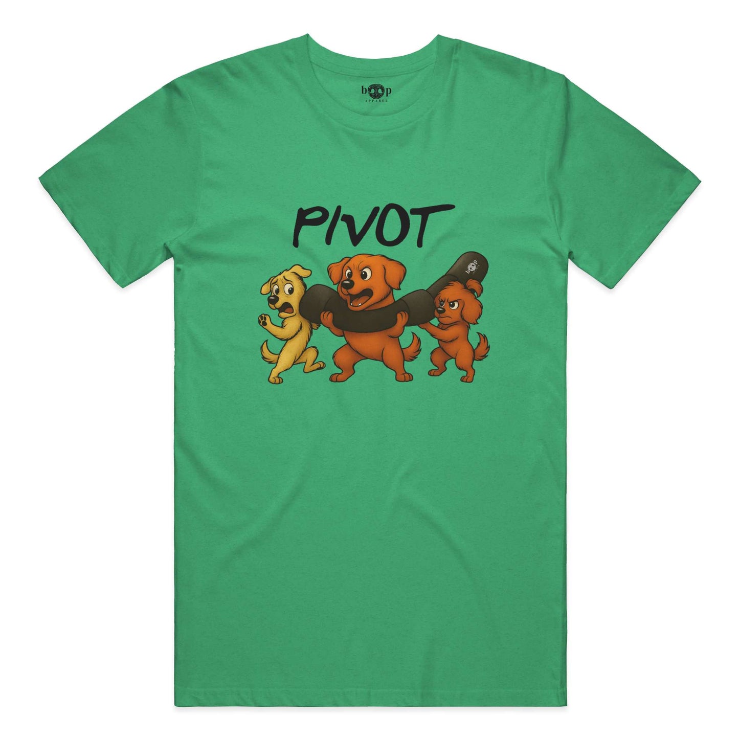 Funny dog owner t-shirt with sarcastic humor -Pivot - Heather T