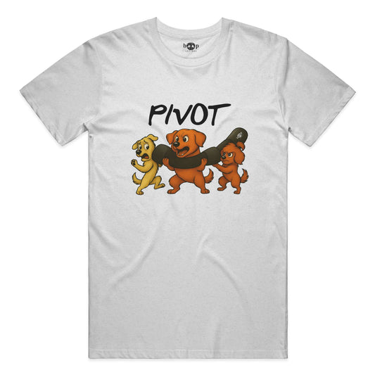 Funny dog owner t-shirt with sarcastic humor -Pivot - Heather T