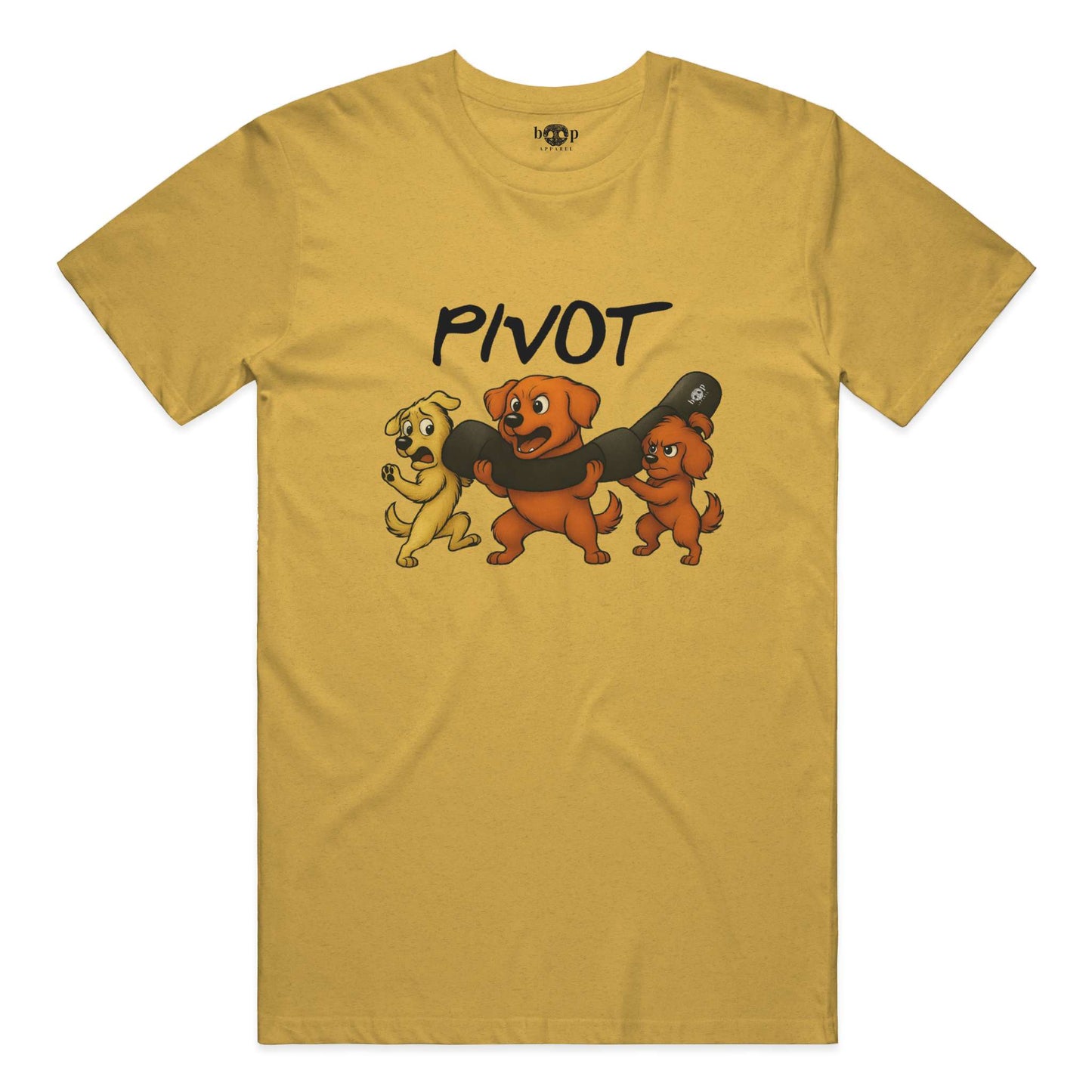 Funny dog owner t-shirt with sarcastic humor -Pivot - Heather T