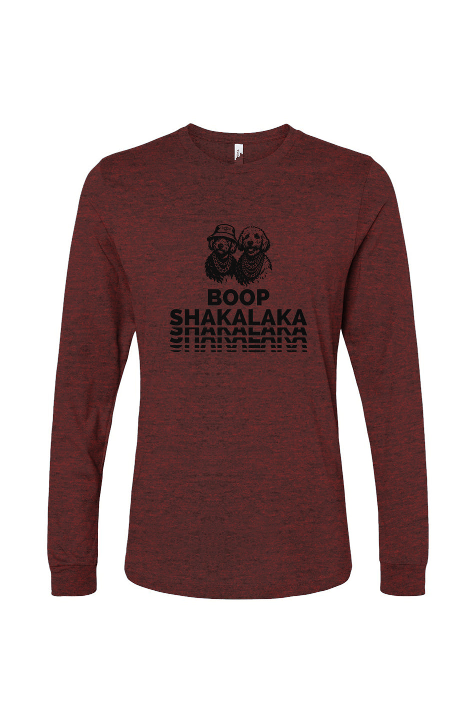 Funny dog owner t-shirt with sarcastic humor -Boop Shakalaka - Long Sleeve T
