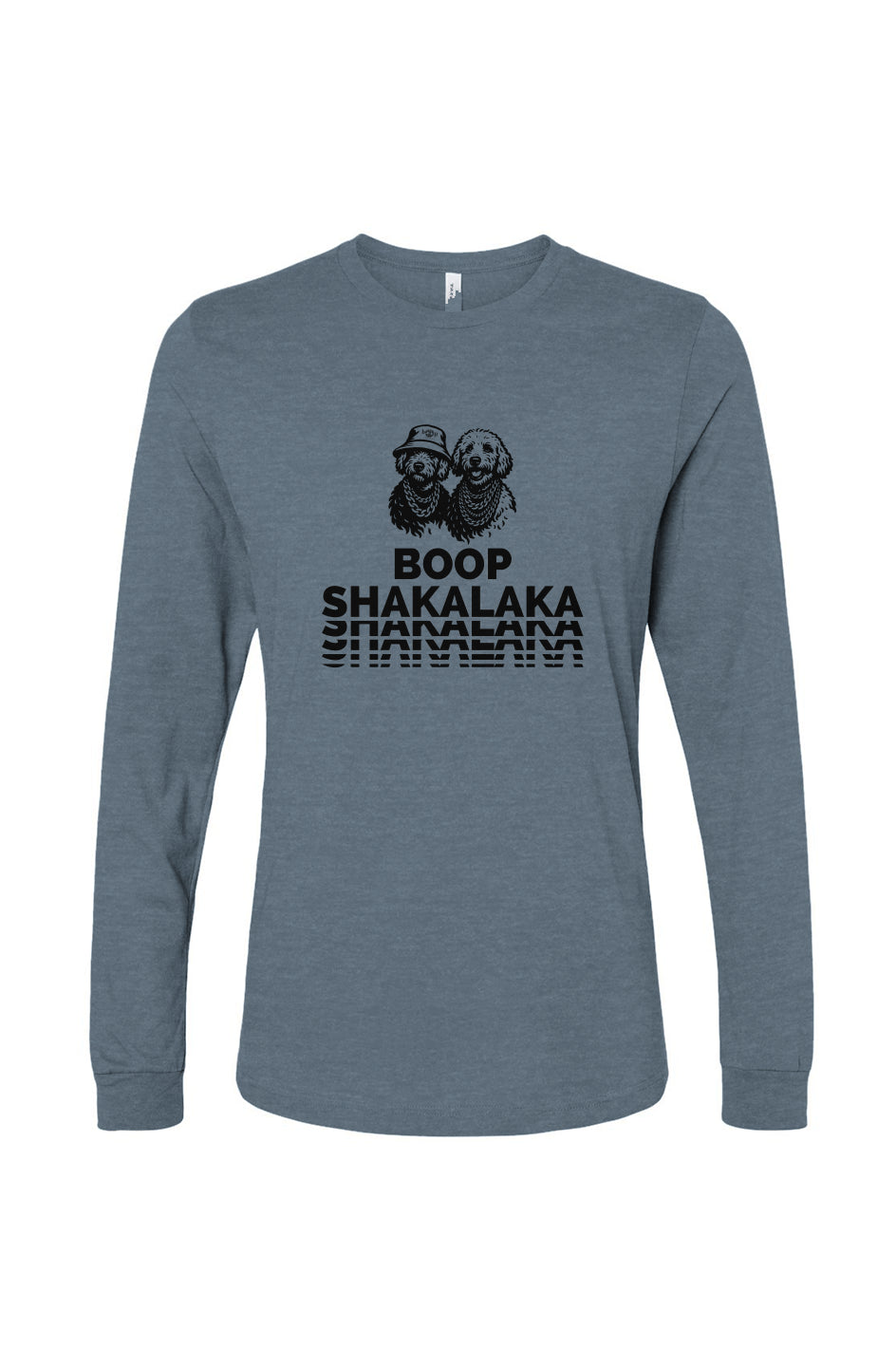 Funny dog owner t-shirt with sarcastic humor -Boop Shakalaka - Long Sleeve T