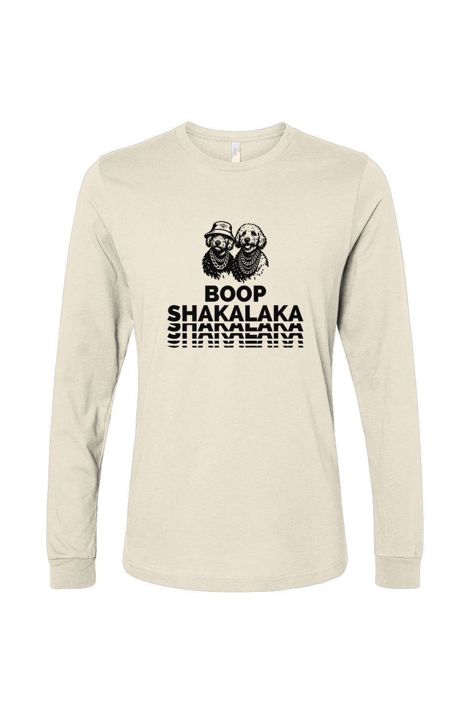 Funny dog owner t-shirt with sarcastic humor -Boop Shakalaka - Long Sleeve T