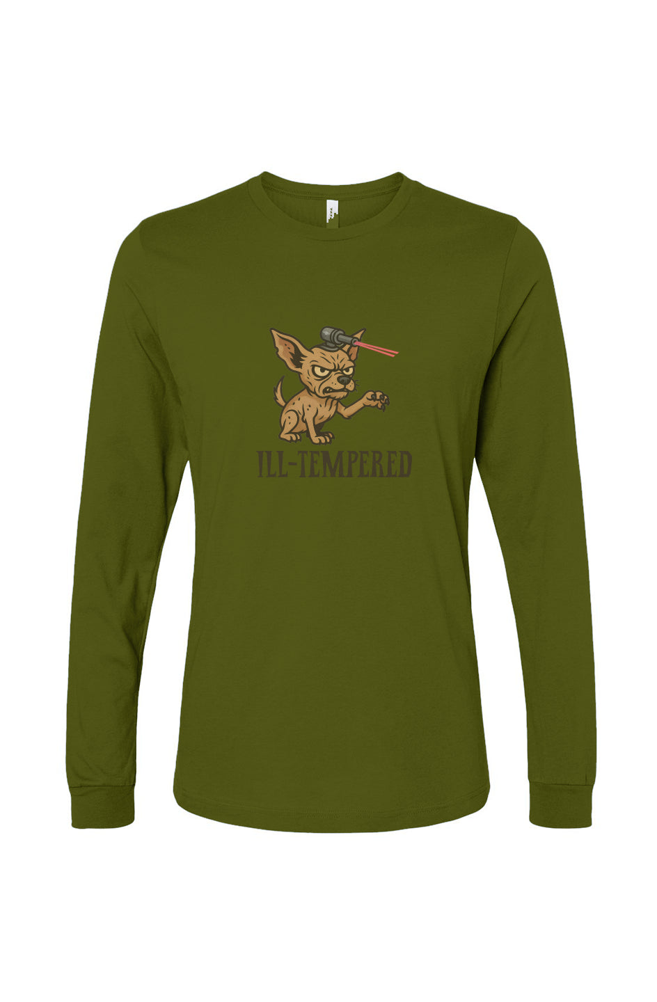 Funny dog owner t-shirt with sarcastic humor -Ill-Tempered - Long Sleeve T