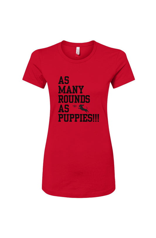Funny dog owner t-shirt with sarcastic humor -AMRAPuppies - Women's T
