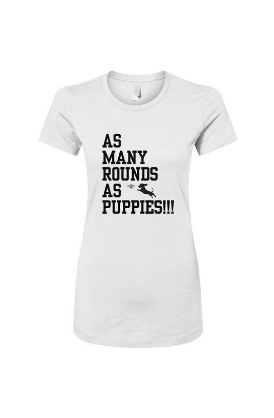 Funny dog owner t-shirt with sarcastic humor -AMRAPuppies - Women's T