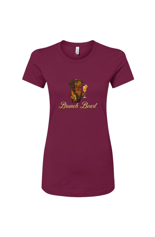 Funny dog owner t-shirt with sarcastic humor -Brunch Beast - Women's T