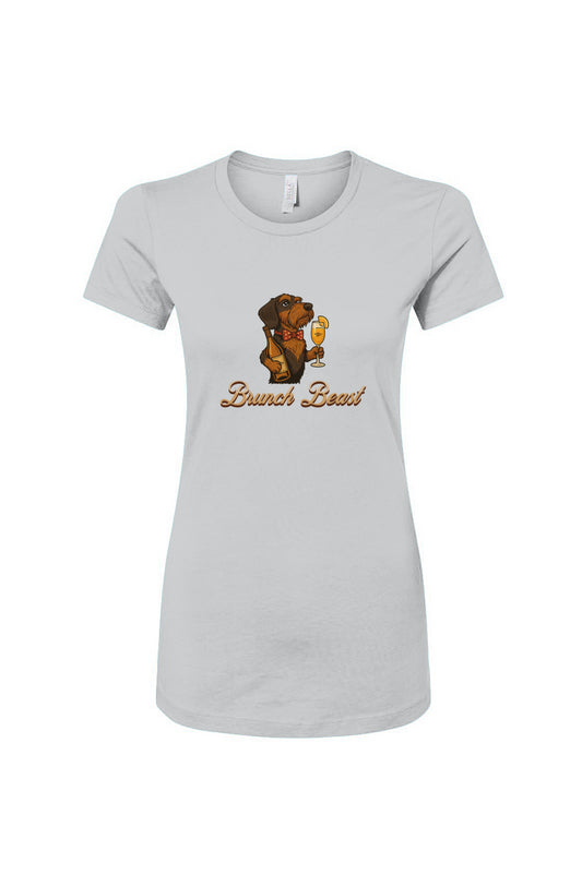 Funny dog owner t-shirt with sarcastic humor -Brunch Beast - Women's T