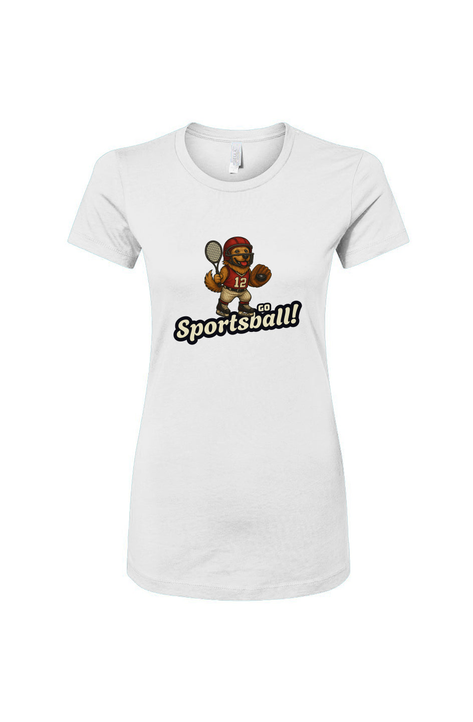 Funny dog owner t-shirt with sarcastic humor -Go Sportsball - Women's T