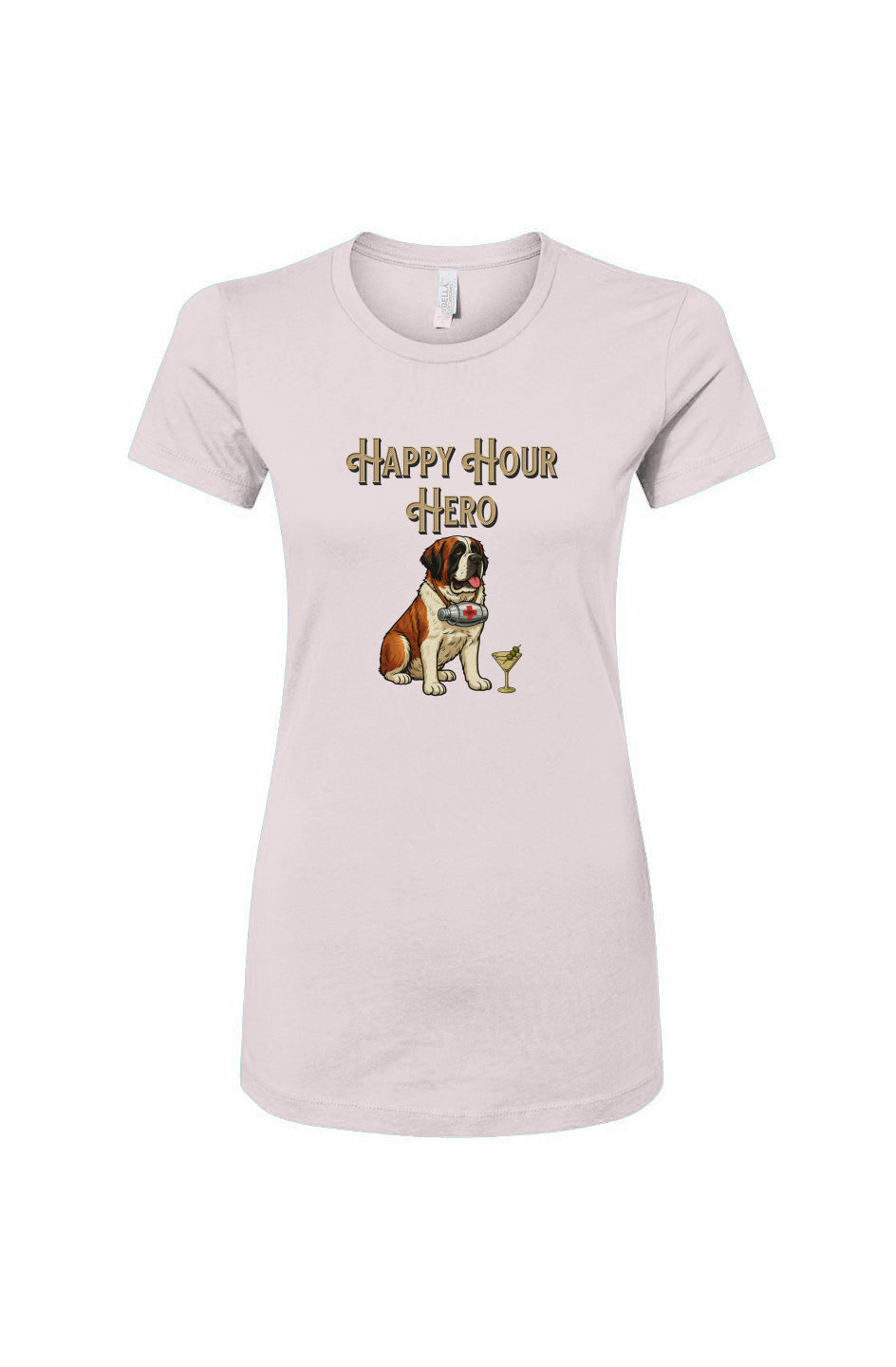 Funny dog owner t-shirt with sarcastic humor -Happy Hour Hero - Women's T
